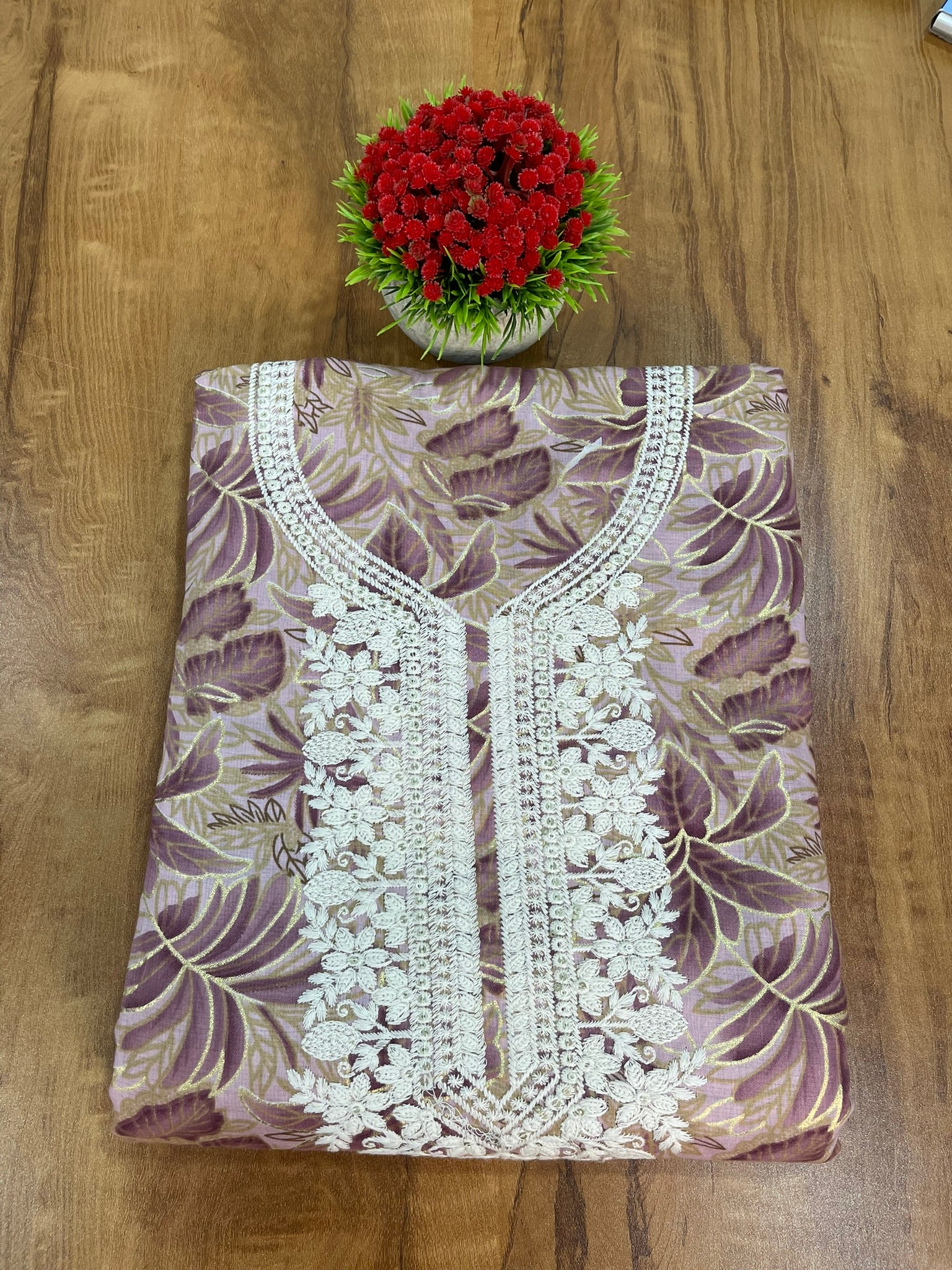 Unstitched Salwar Set