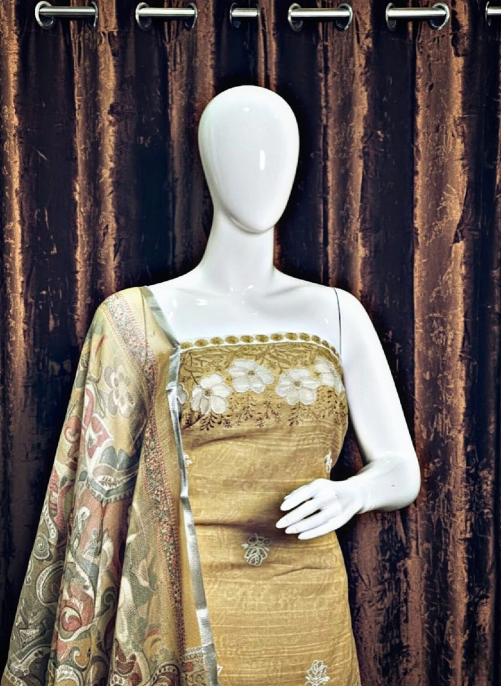 Unstitched Salwar Set