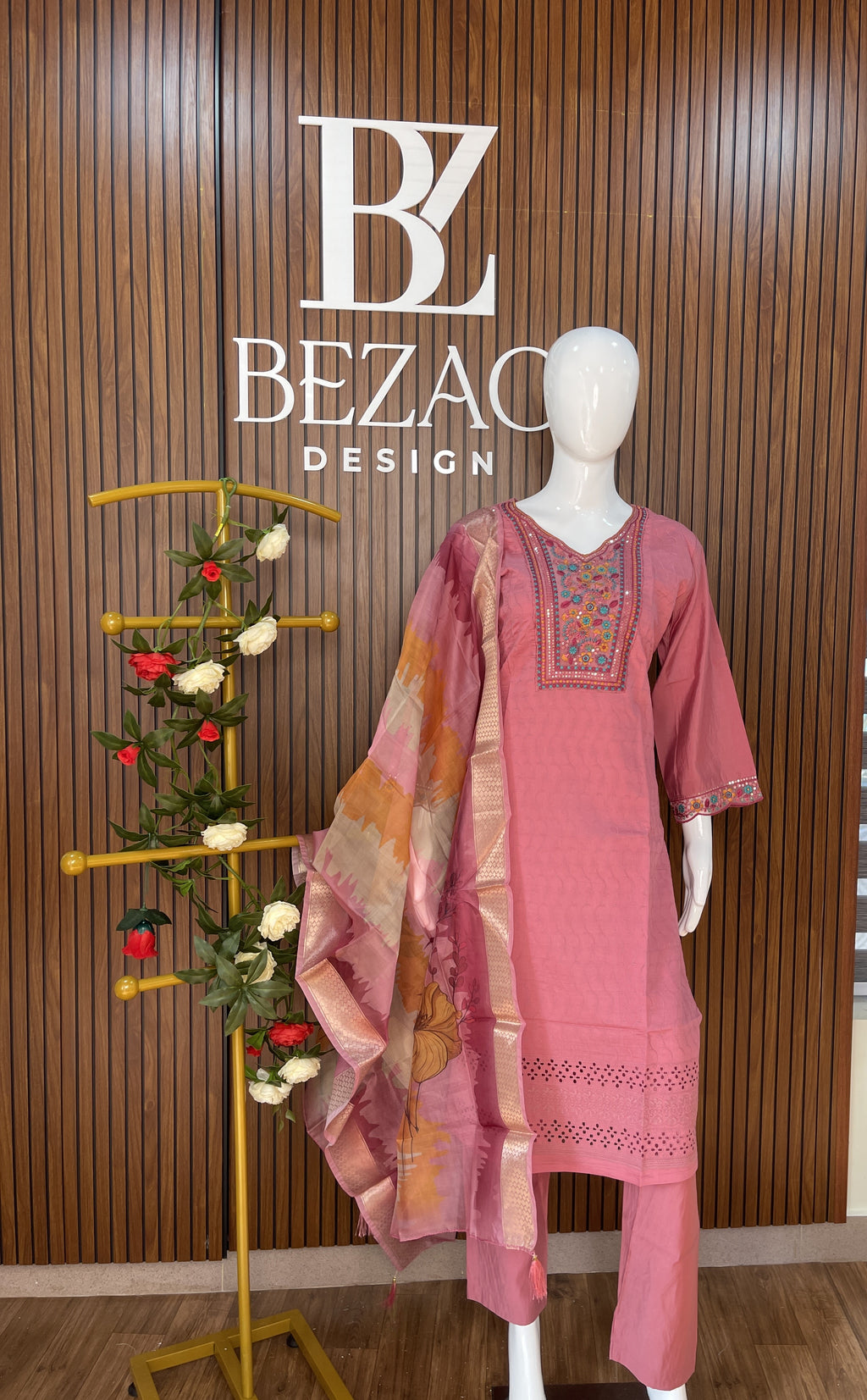 Salwar Set in Cotton Modal Fabric