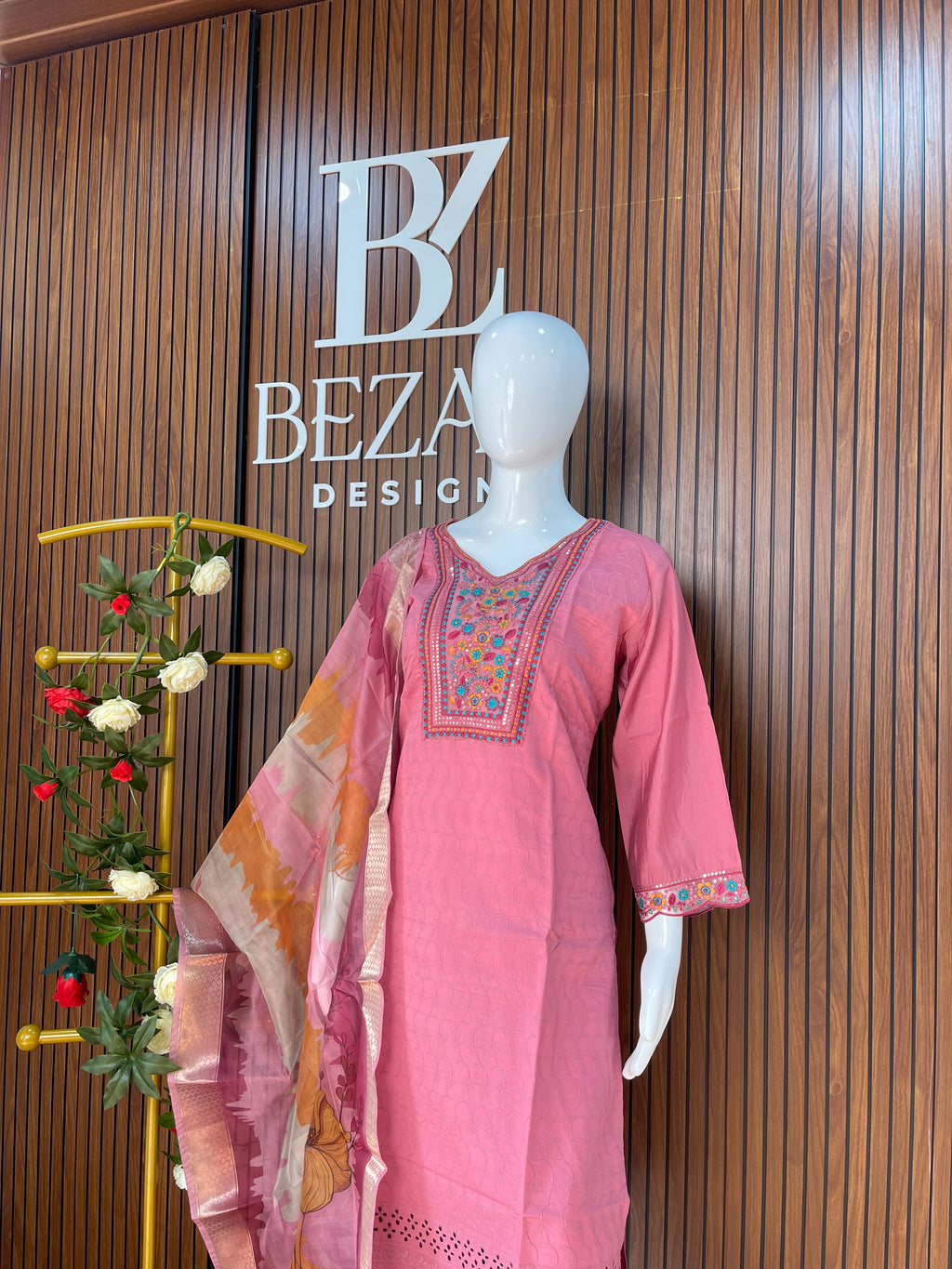 Salwar Set in Cotton Modal Fabric