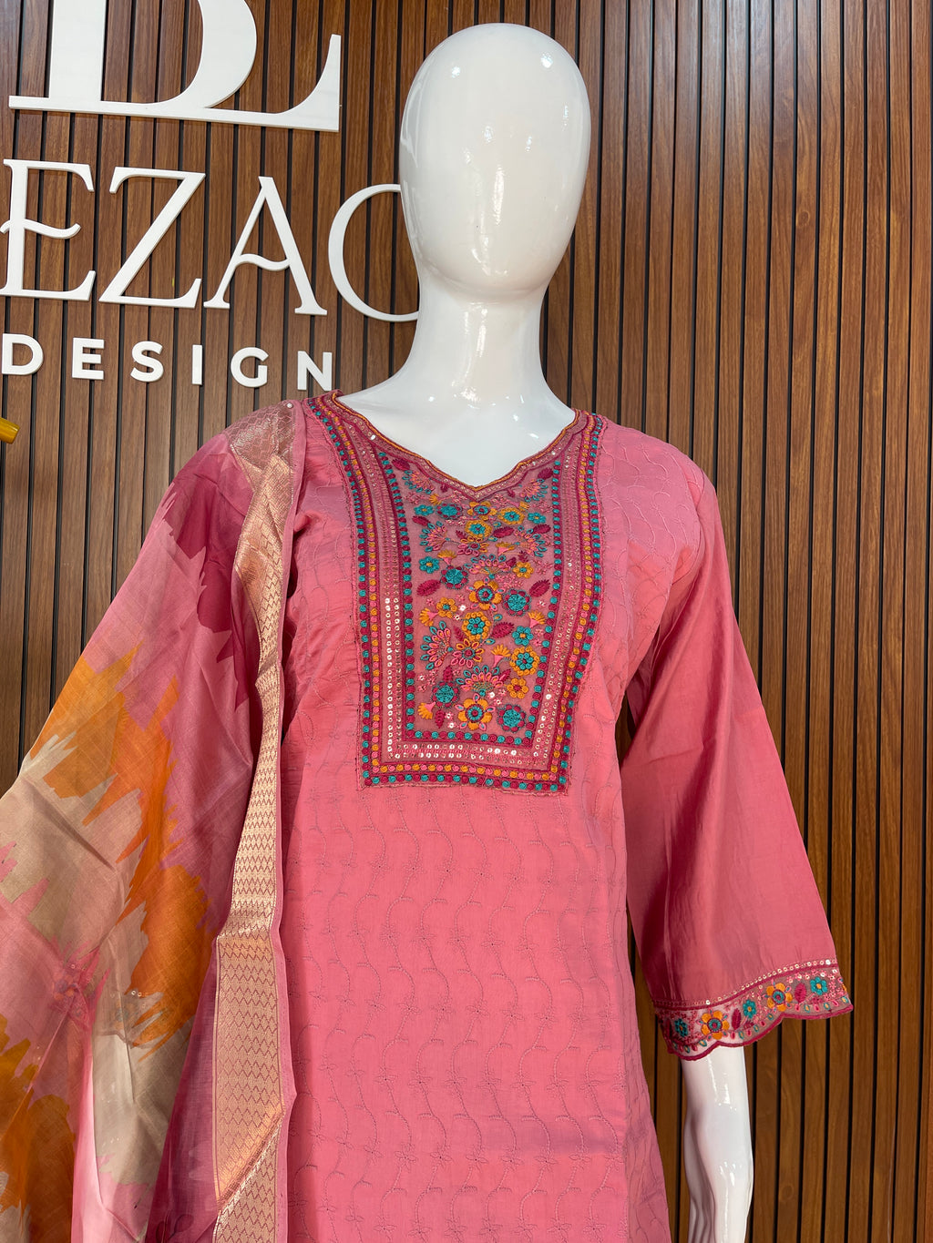 Salwar Set in Cotton Modal Fabric