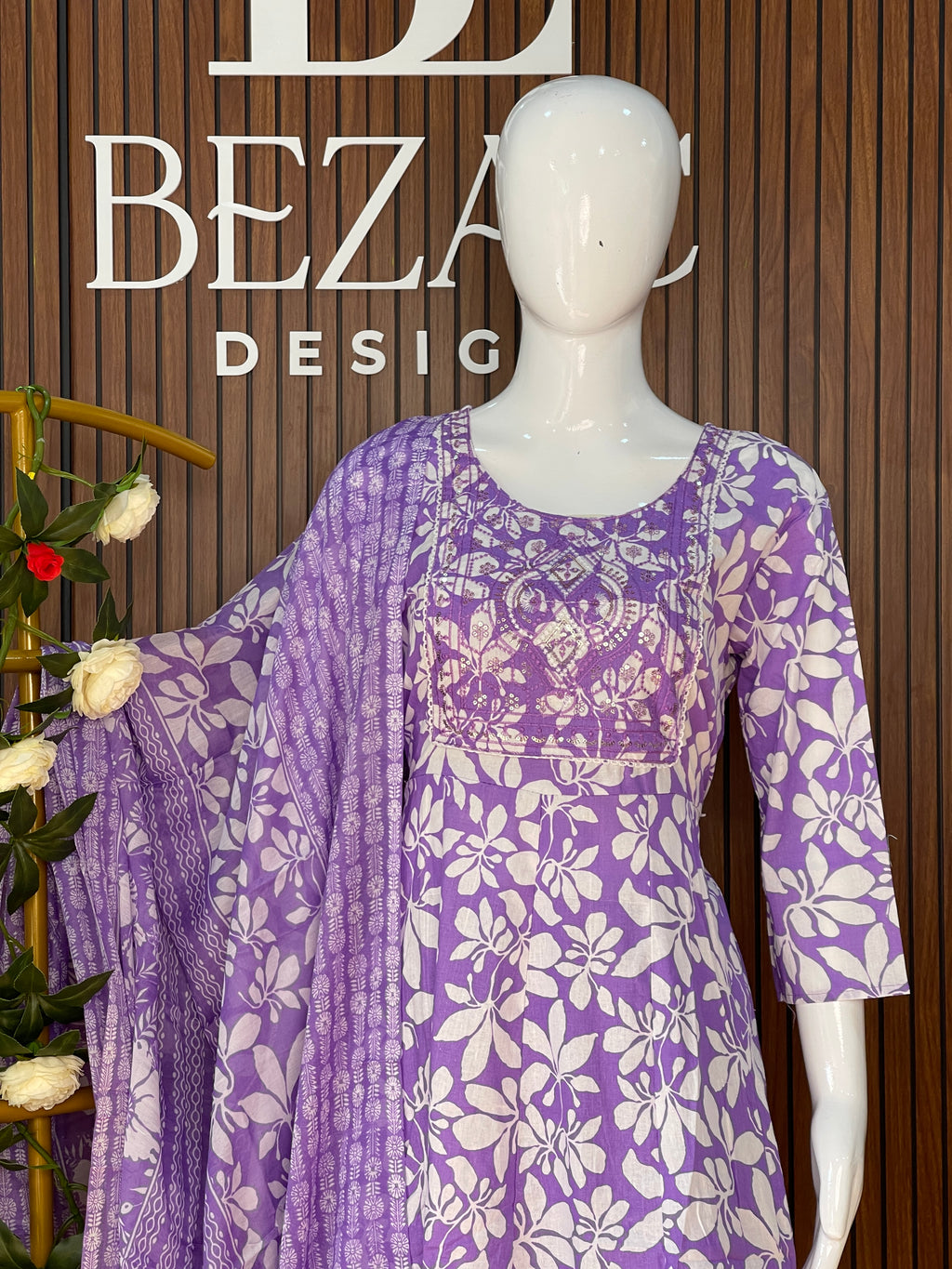 Printed Cotton Salwar set.