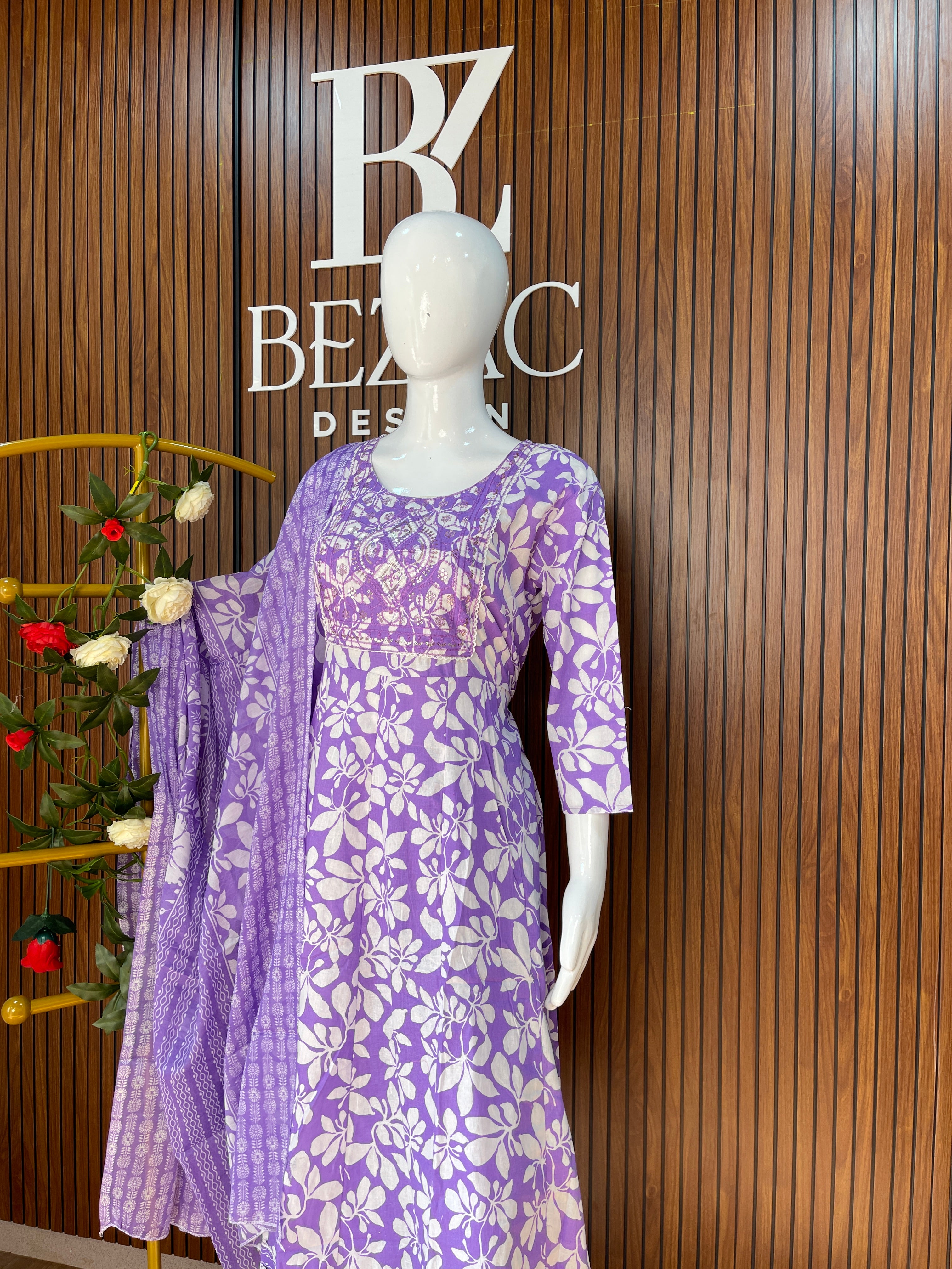 Printed Cotton Salwar set.