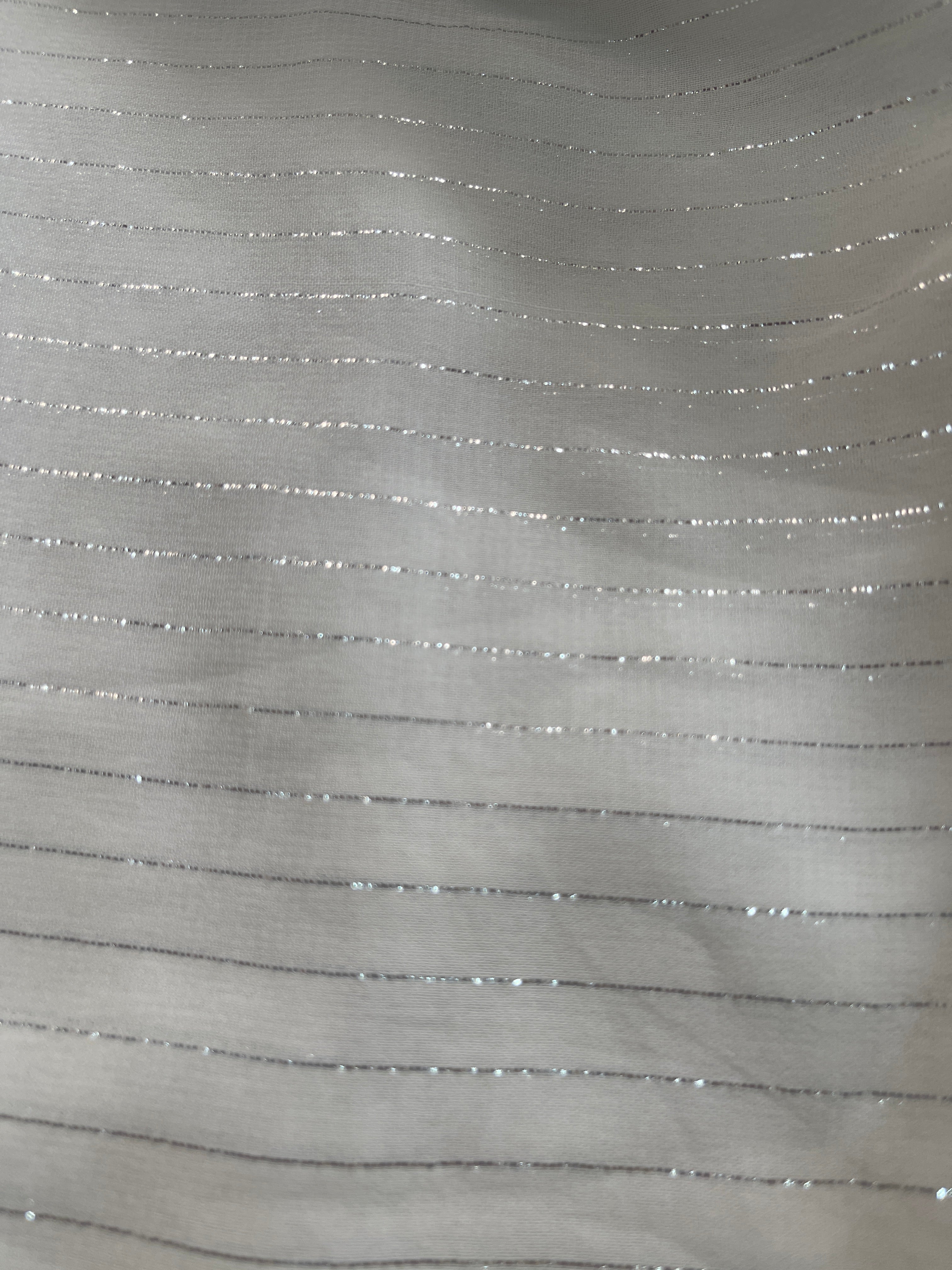 Georgette Silver Lined fabric