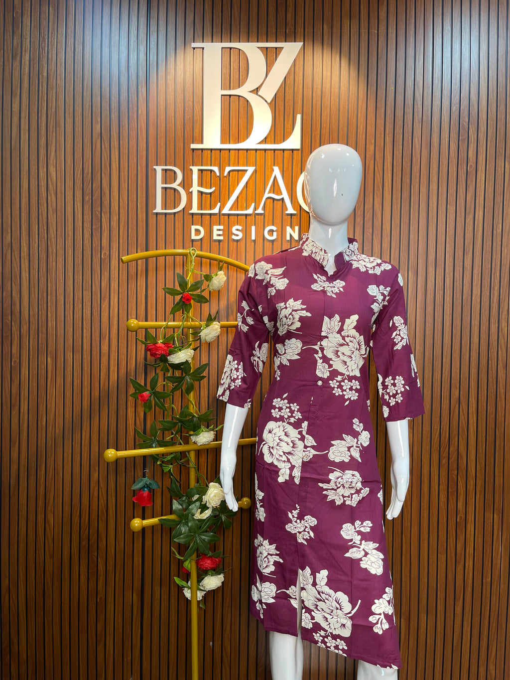 Floral printed Cotton Kurti