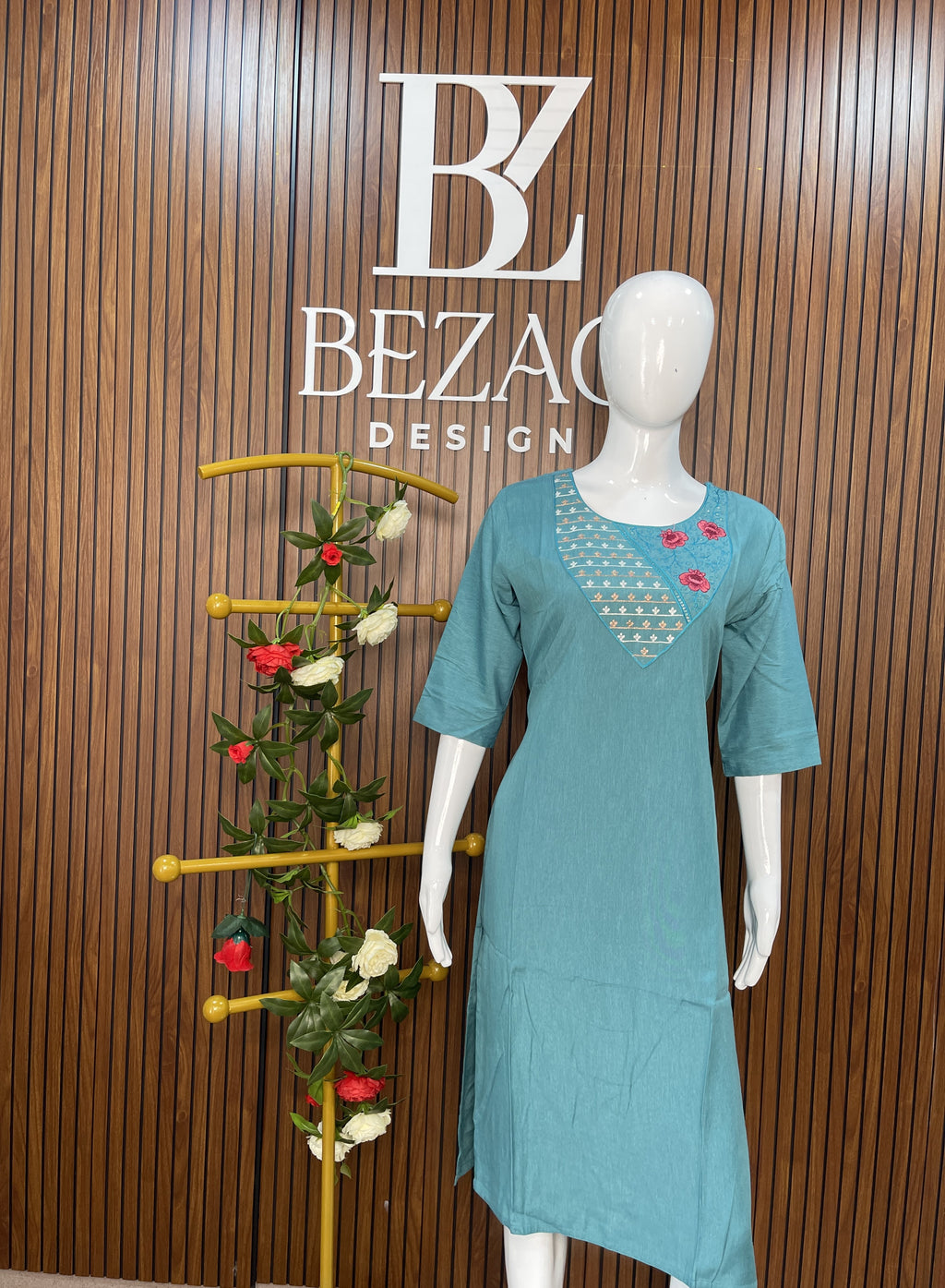 Plain Rayon Kurti