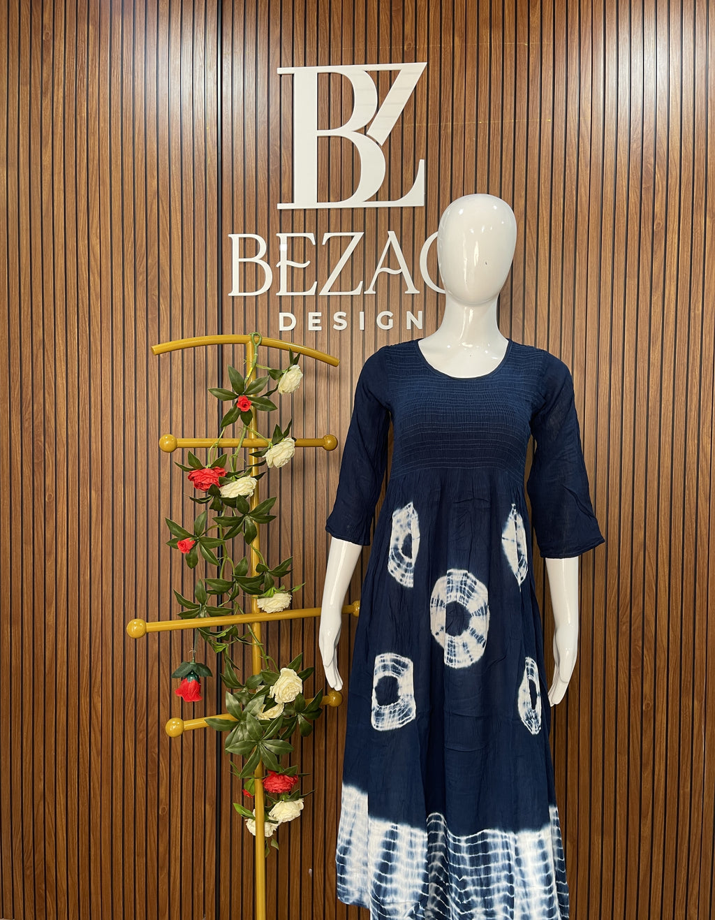 Kurti with Smoking Work