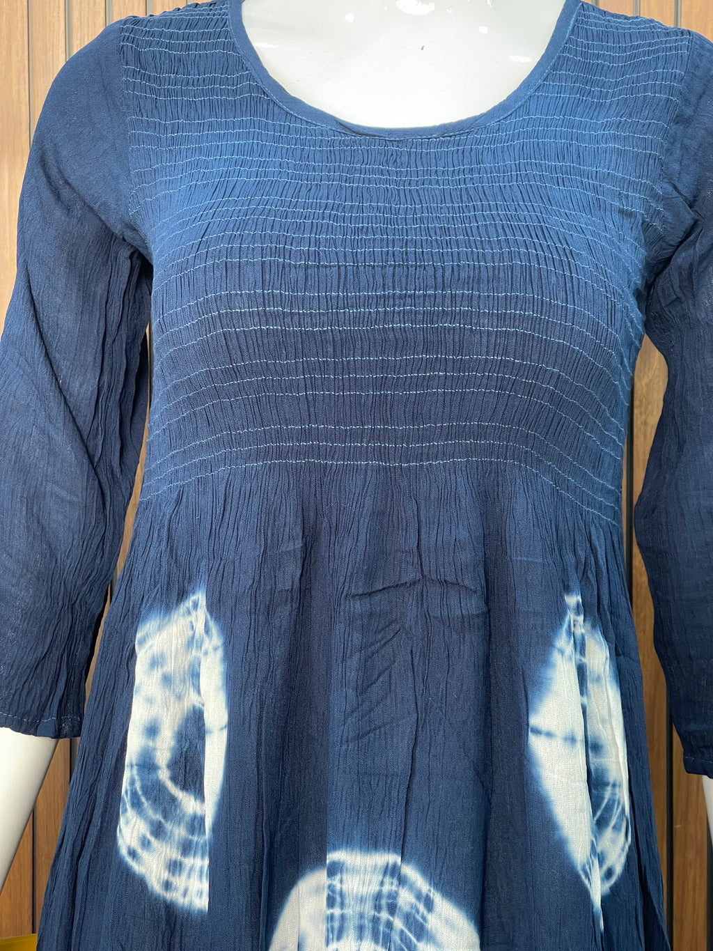 Kurti with Smoking Work