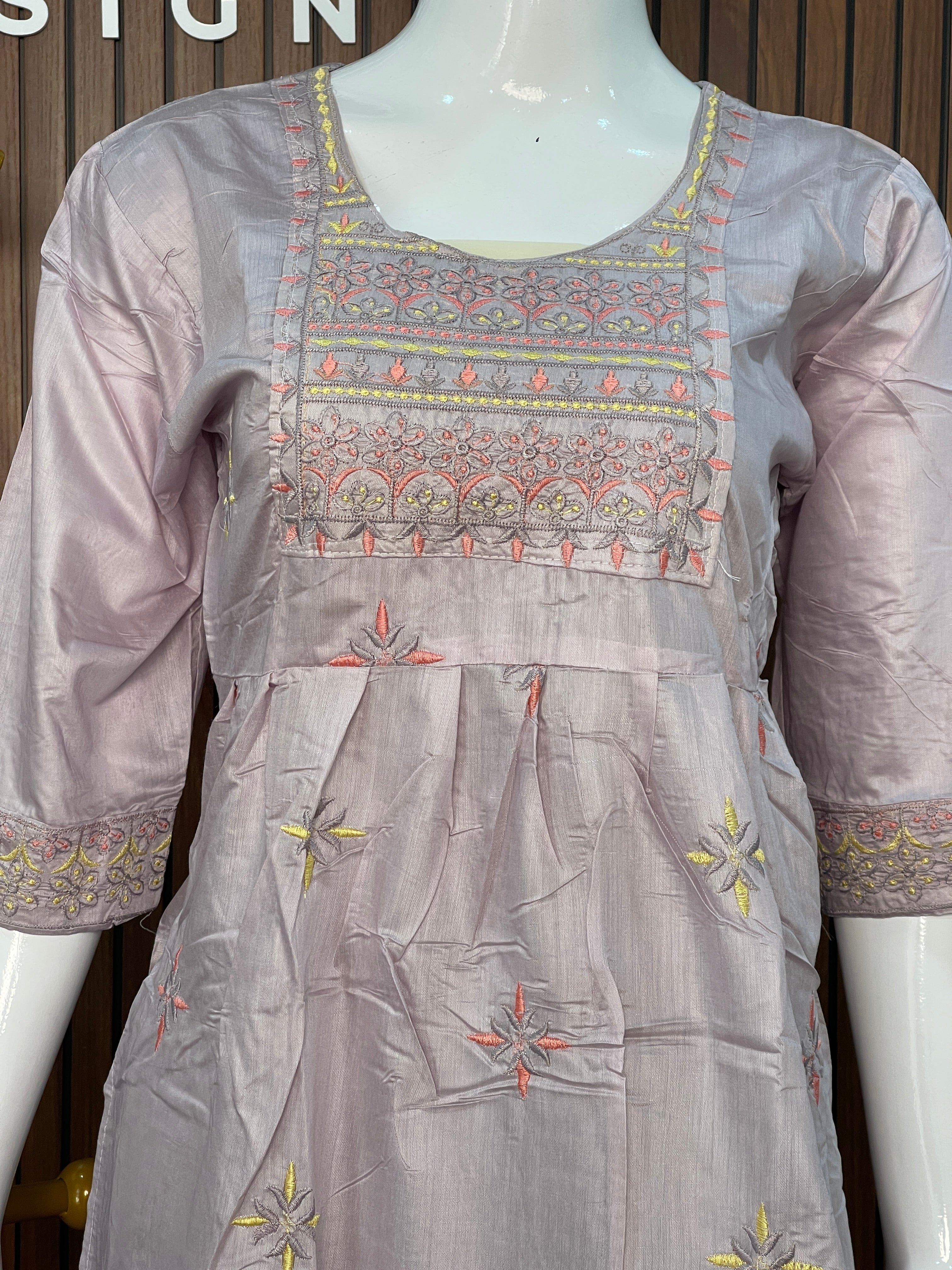Chanderi Short Kurti