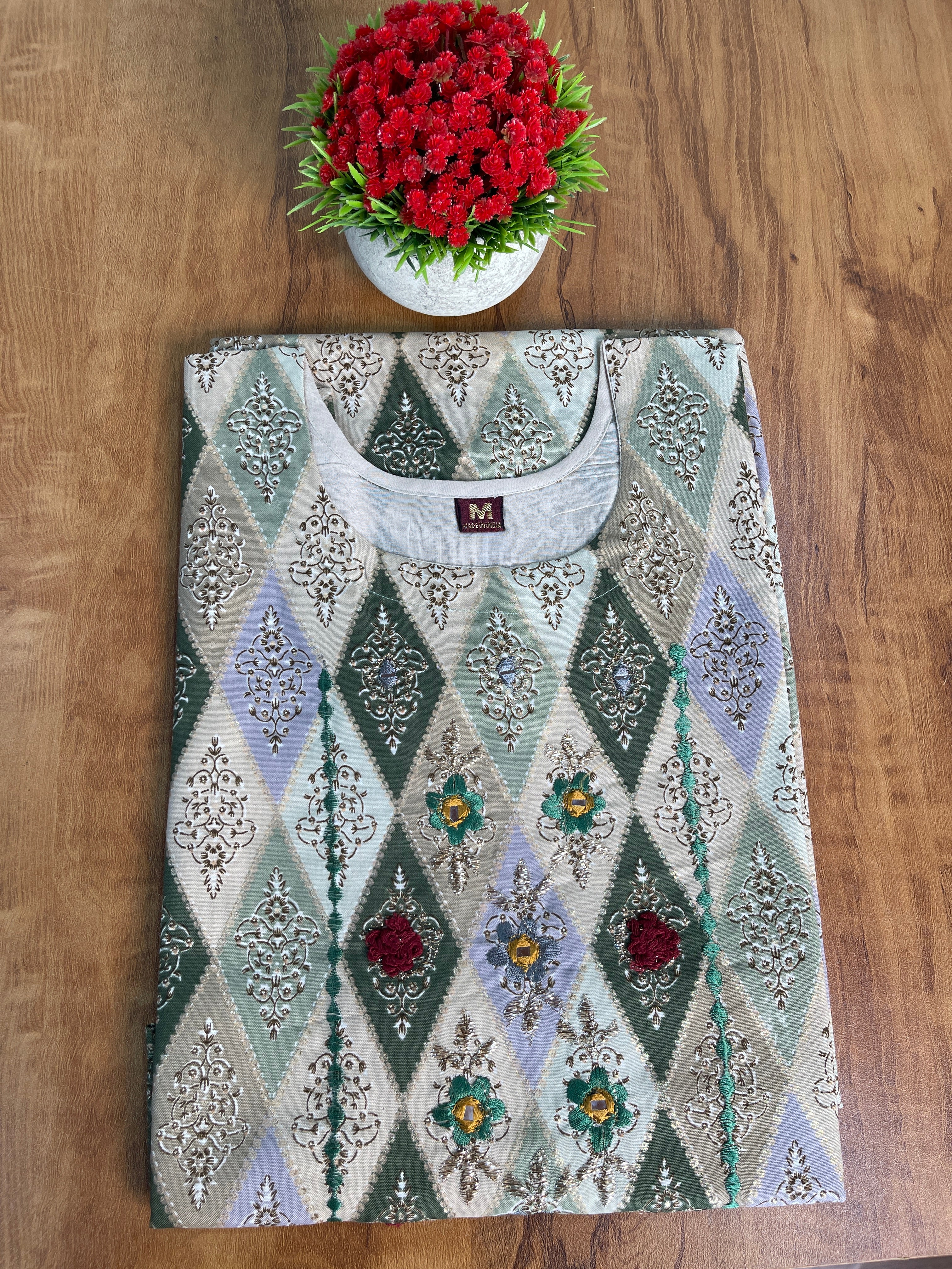 Rayon Cotton Kurti