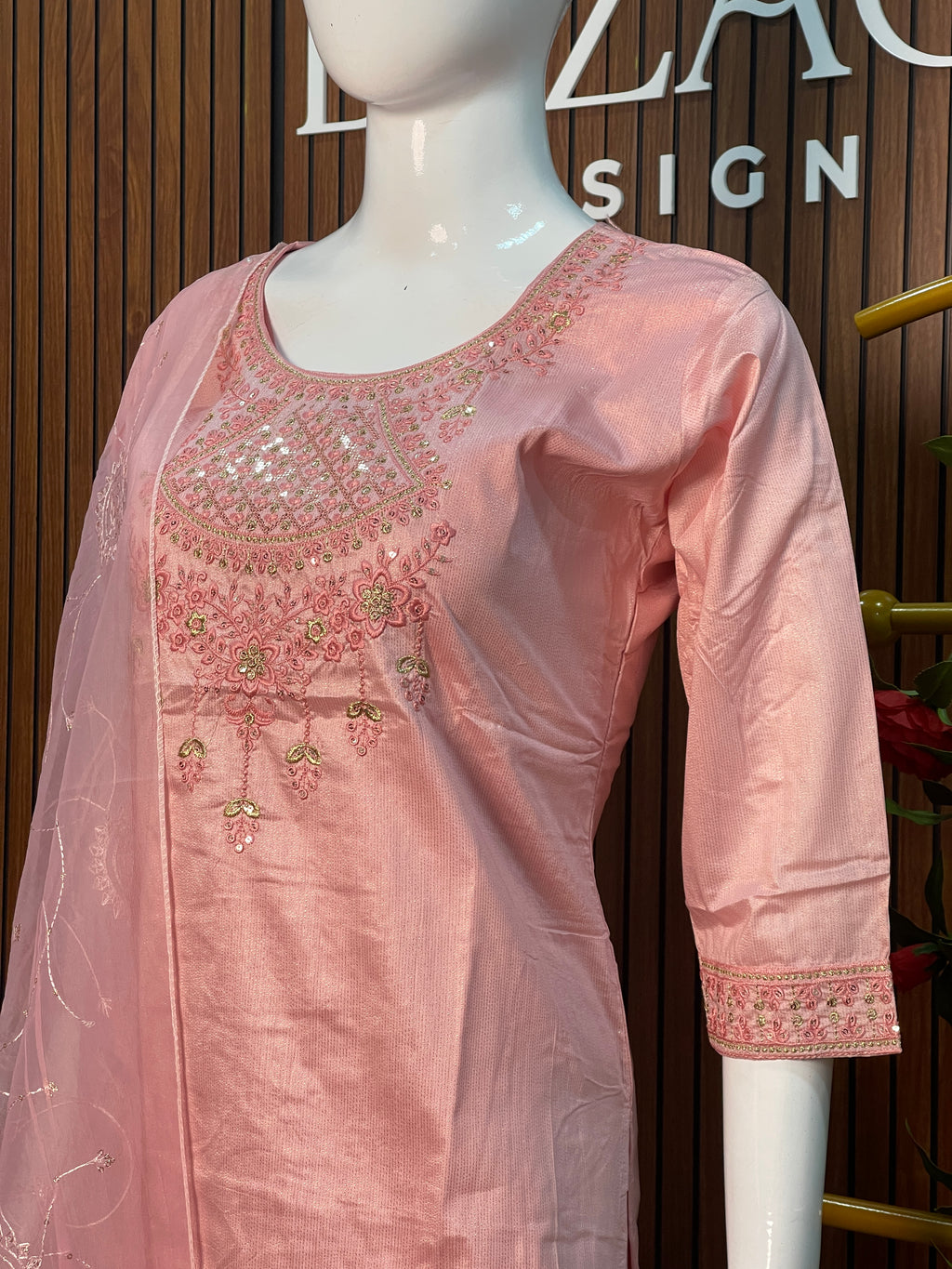 Satin Cotton Salwar Set