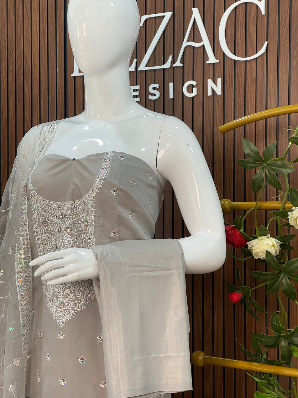 Unstitched Salwar Set