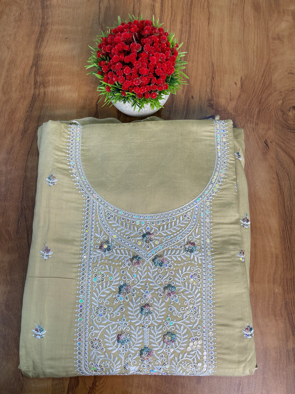 Unstitched Salwar Set