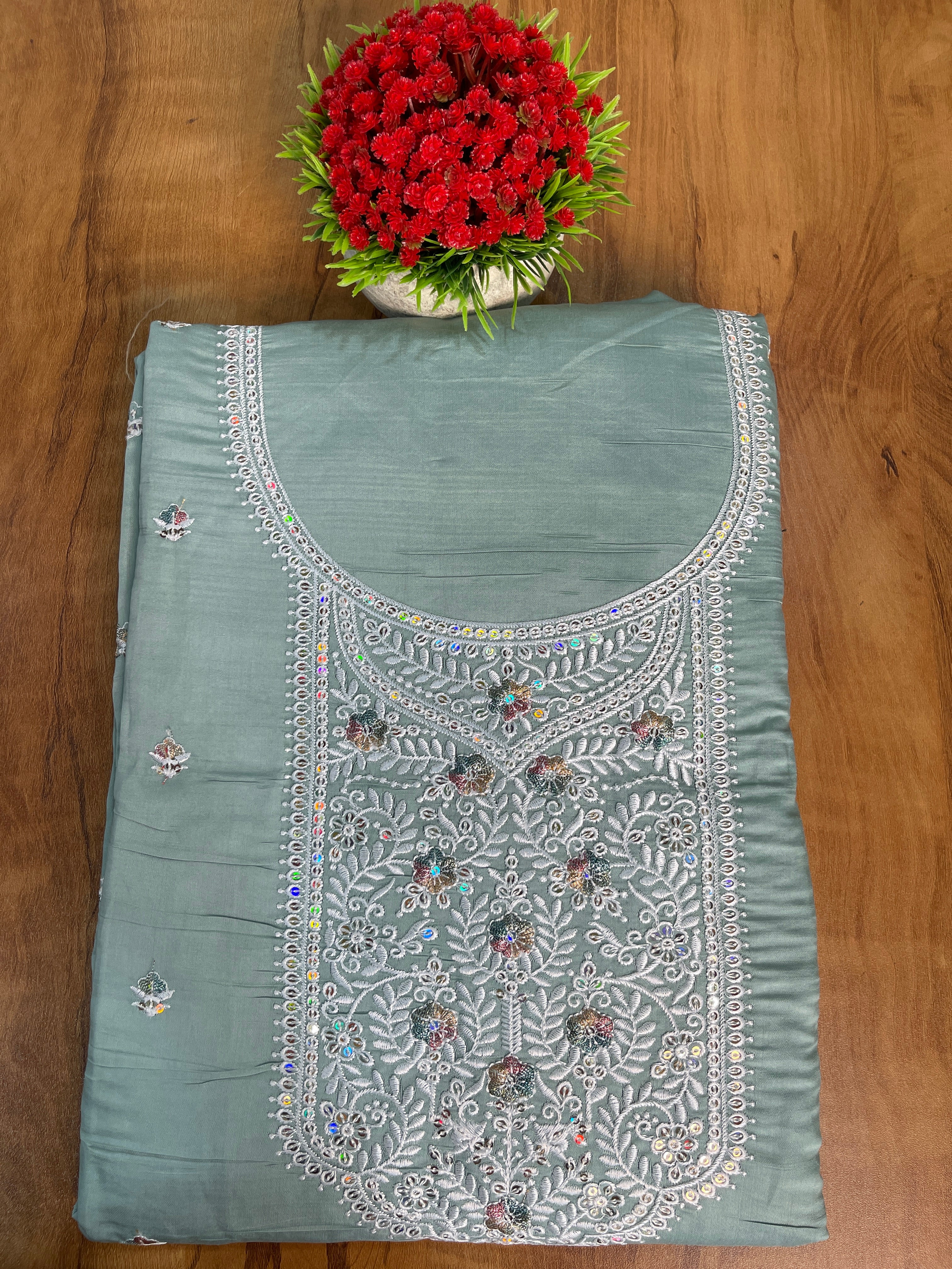 Unstitched Salwar Set