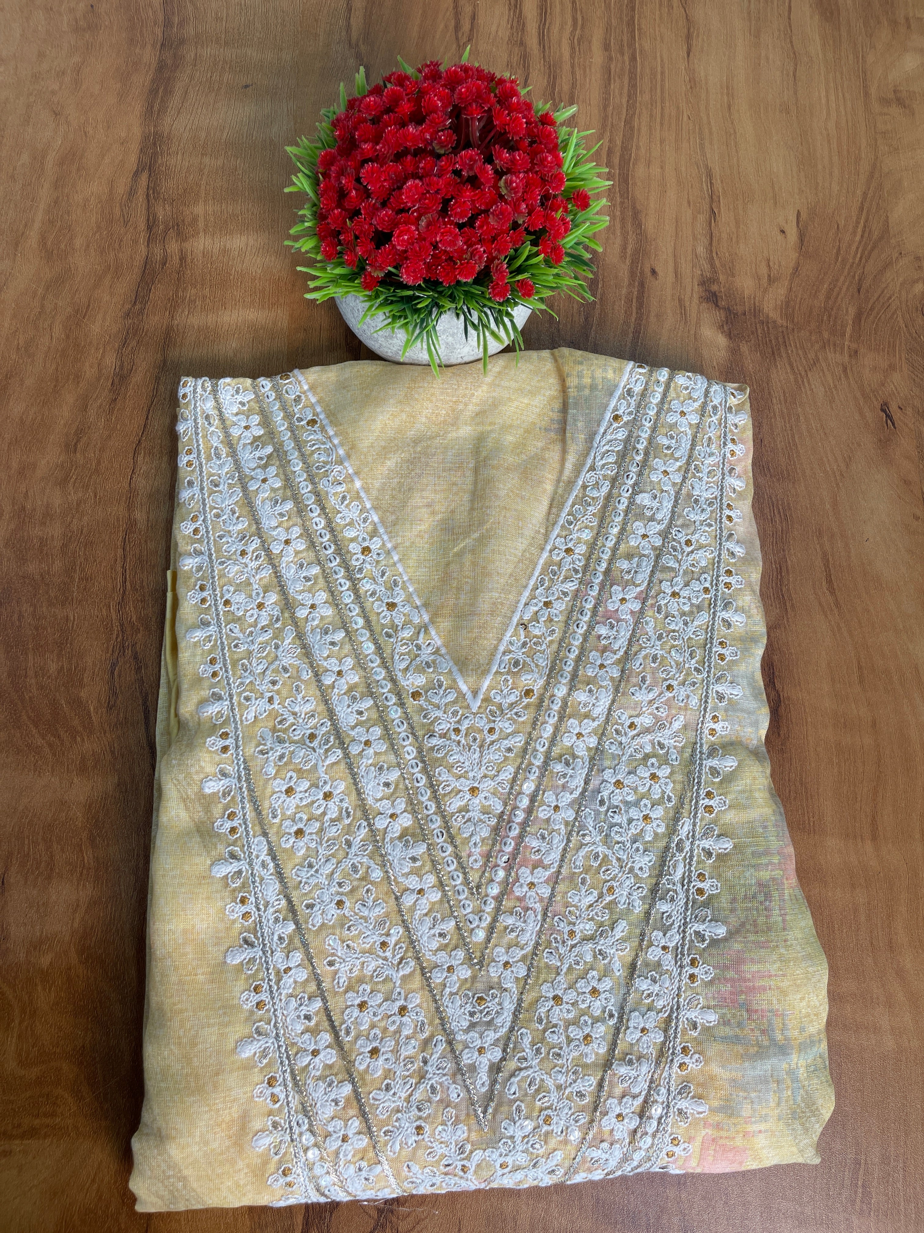 Unstitched Salwar Set