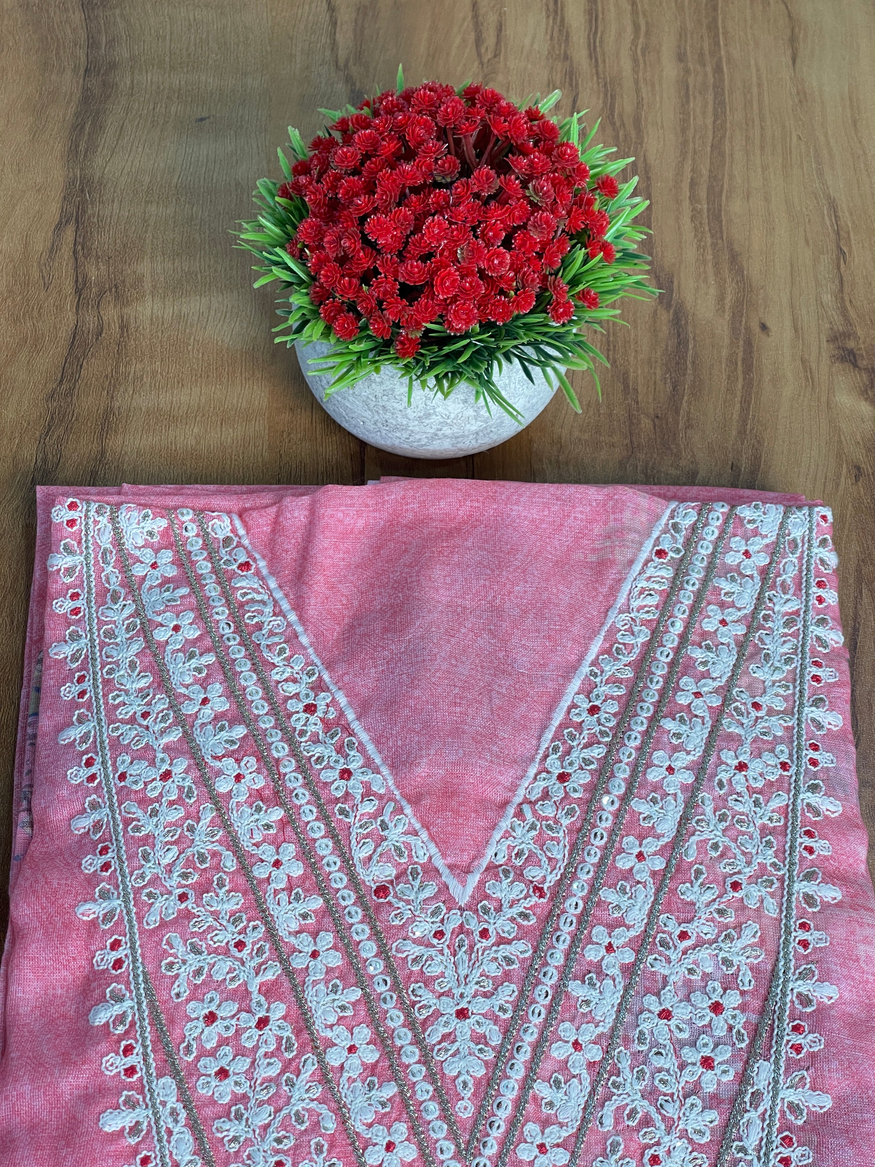 Unstitched Salwar Set