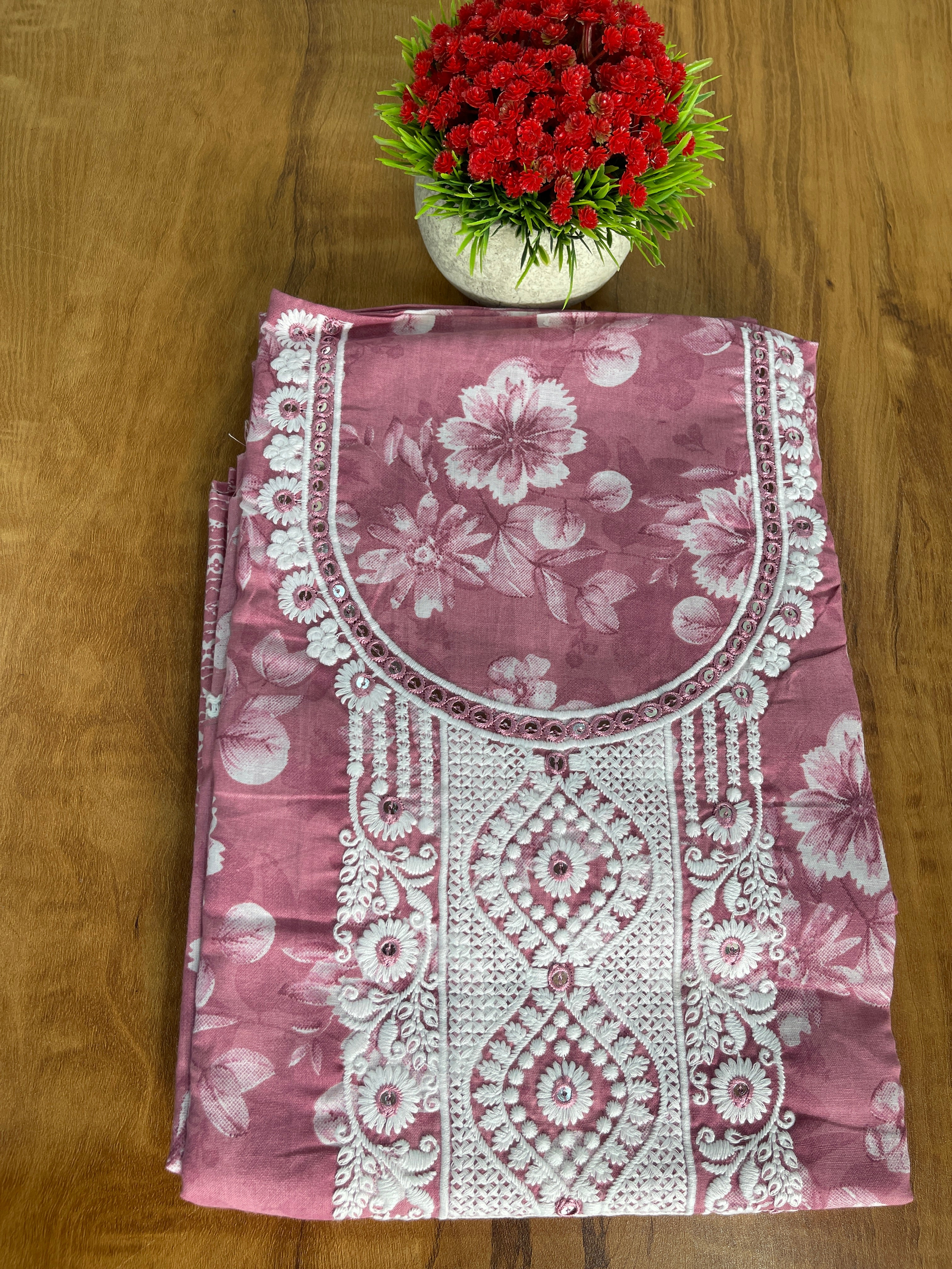 Unstitched Salwar Set