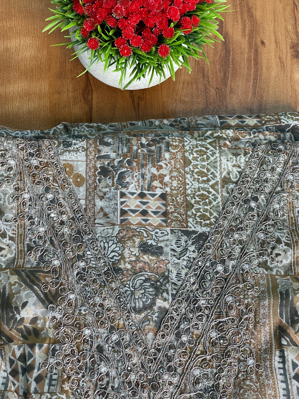 Unstitched Salwar Set