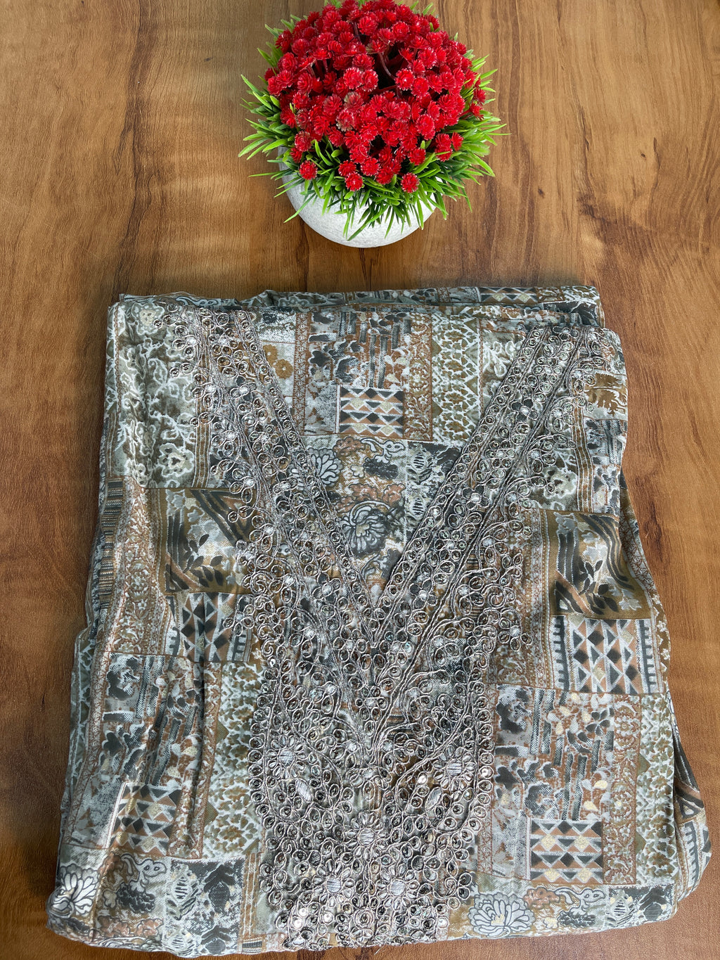 Unstitched Salwar Set