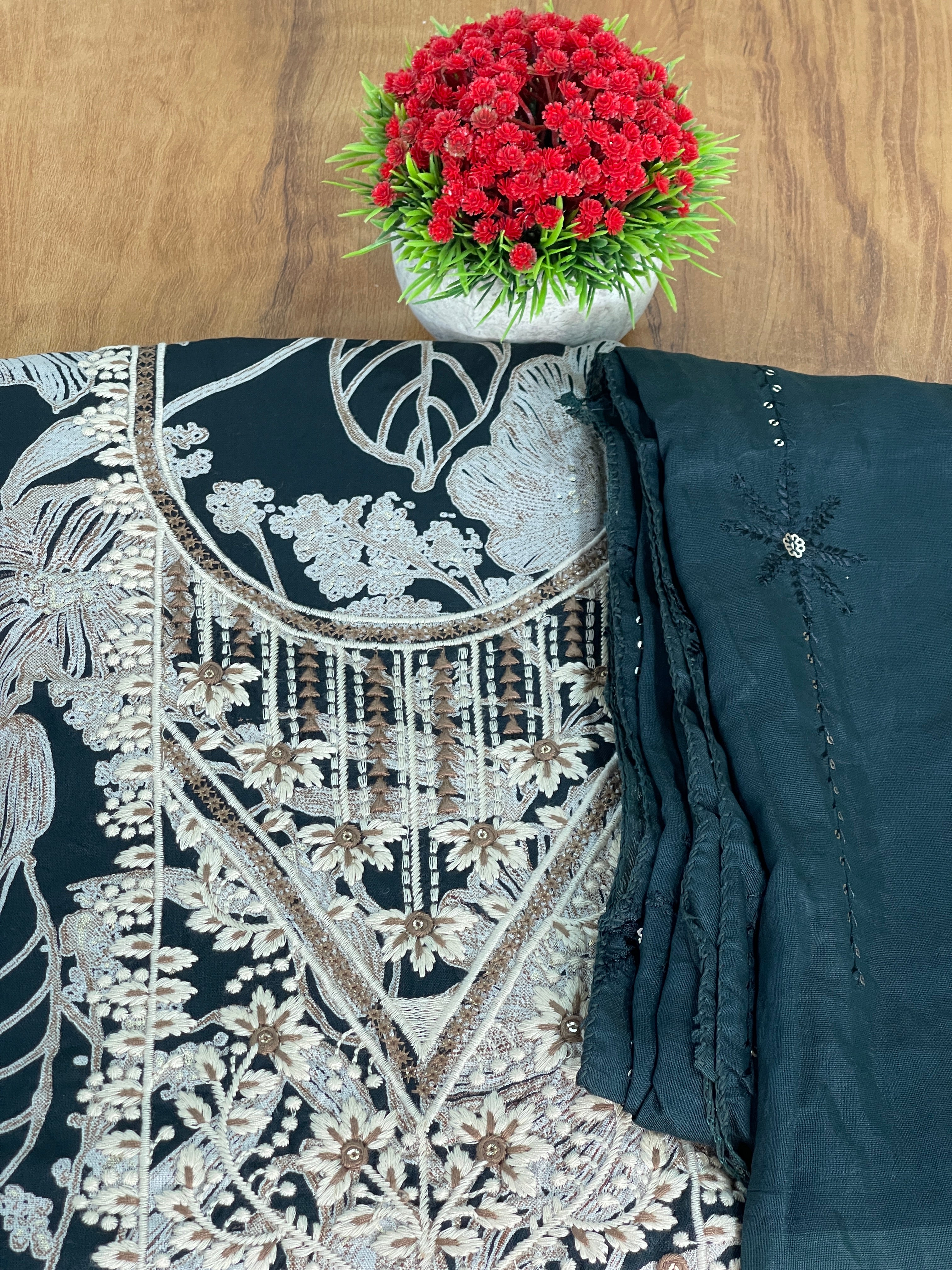 Unstitched Salwar Set