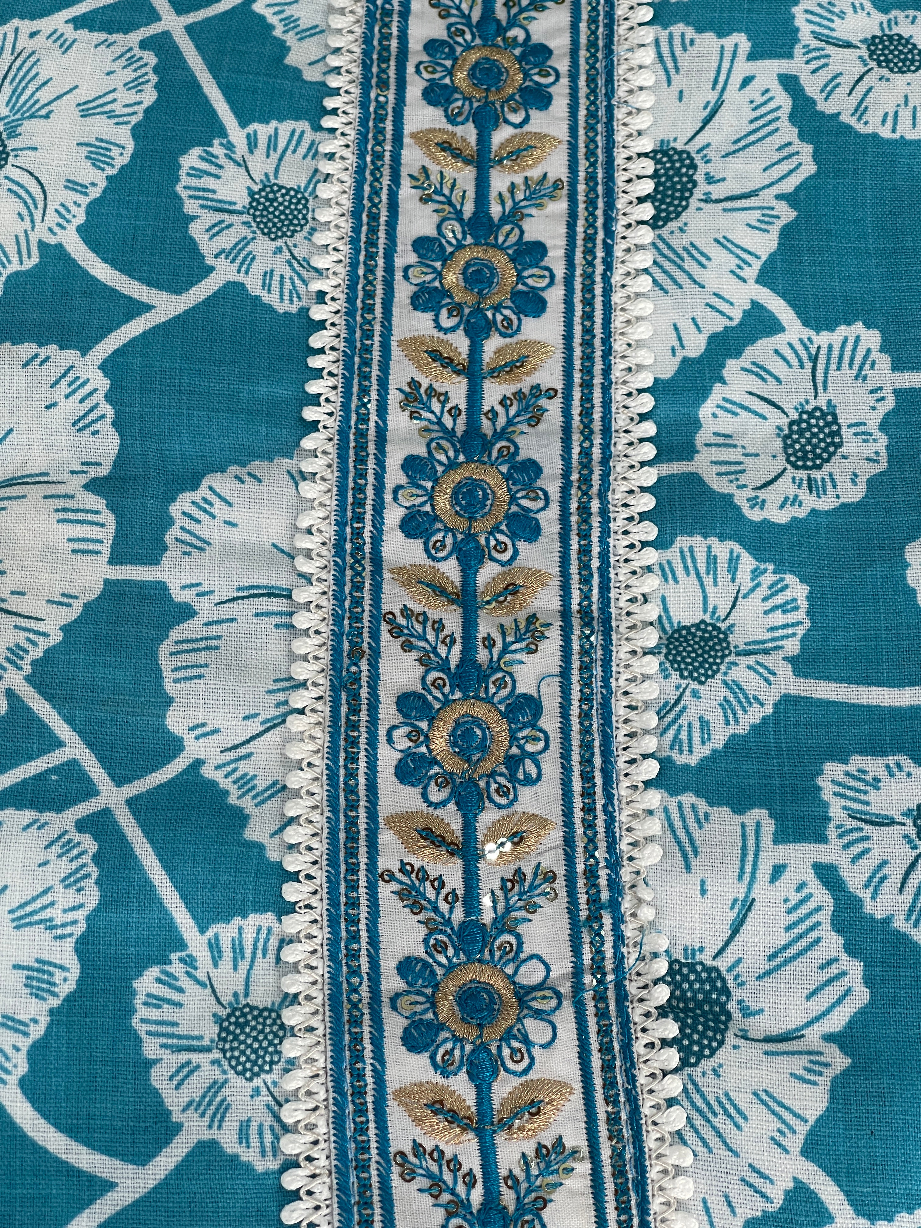 Cotton Printed Unstitched Salwar Set