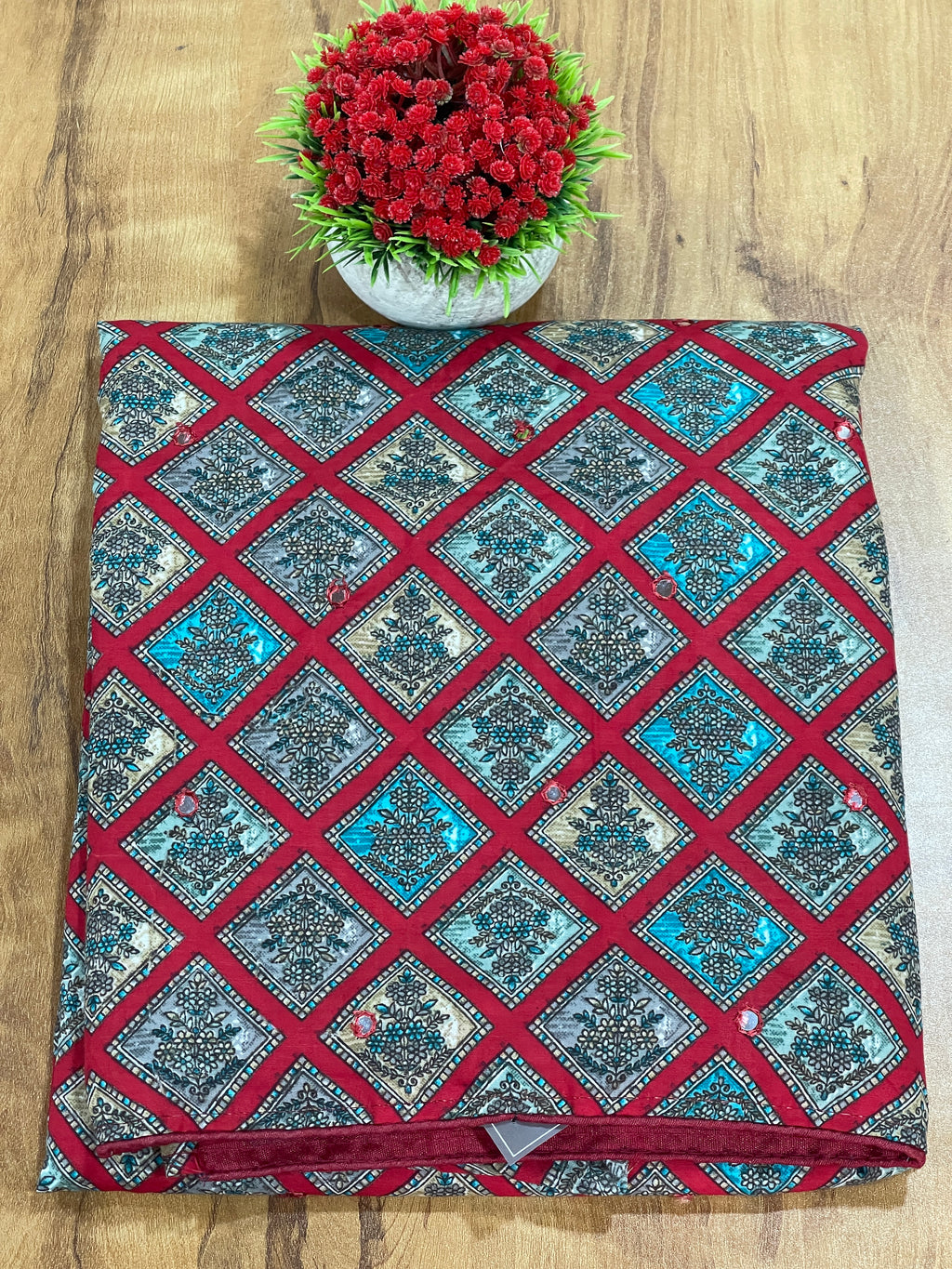 Cotton Printed Unstitched Salwar Set