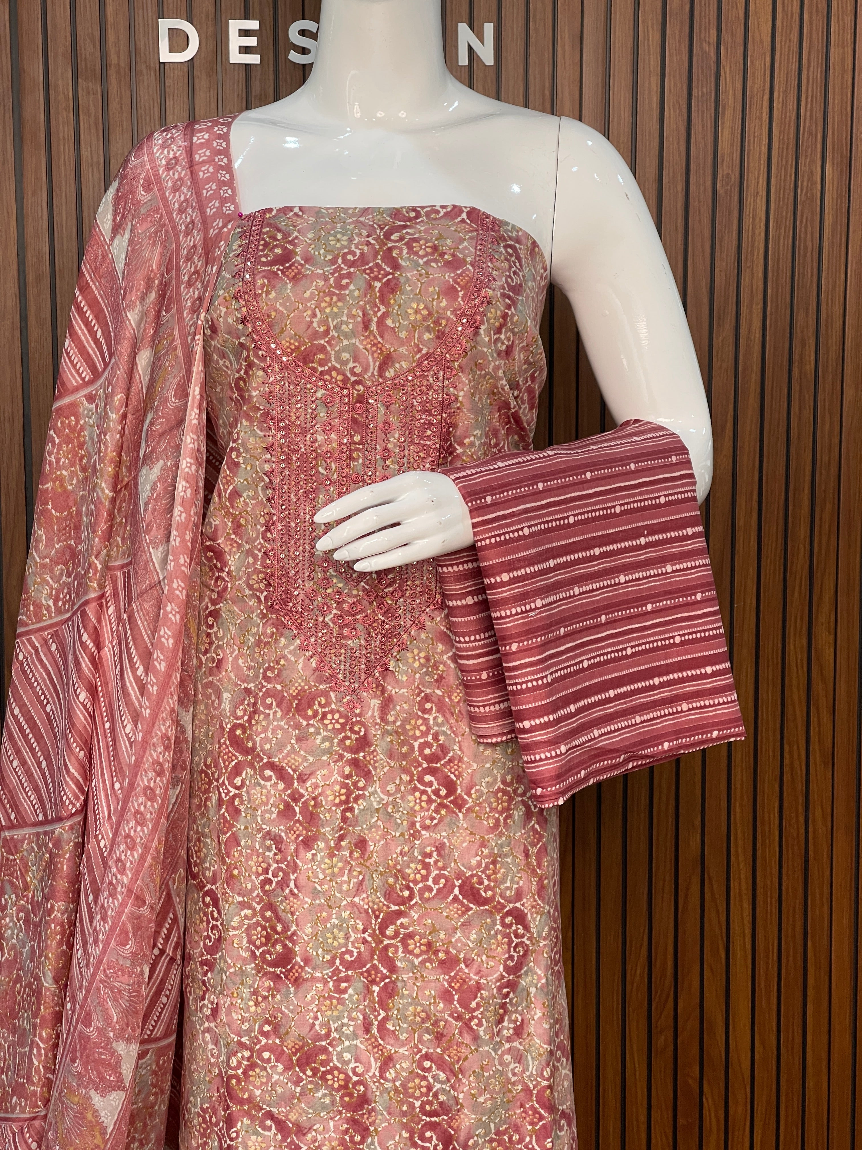 Unstitched Salwar Set