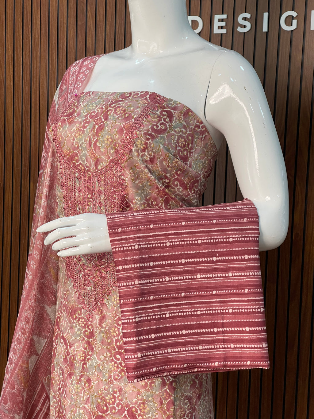 Unstitched Salwar Set