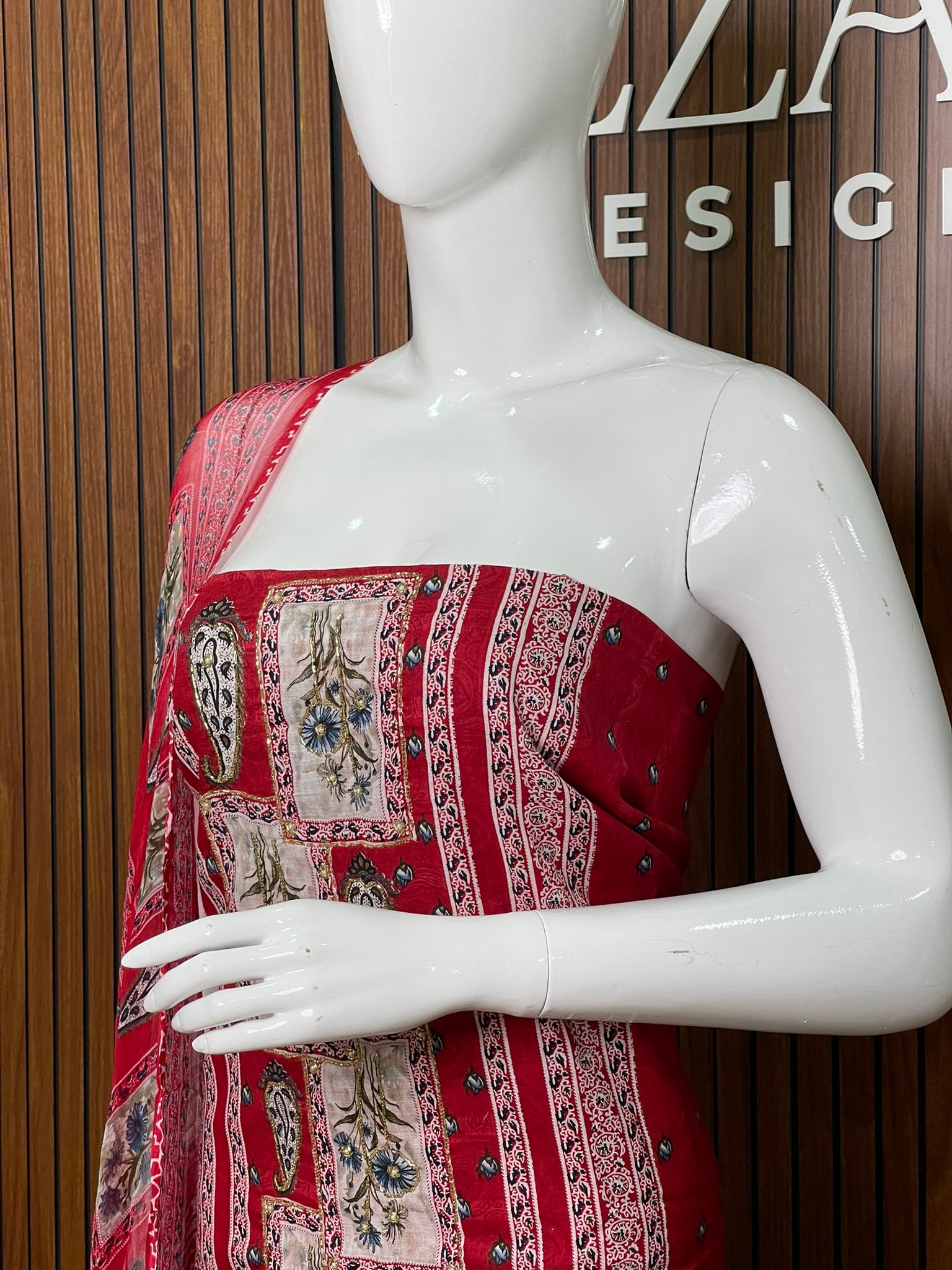 Unstitched Salwar Set