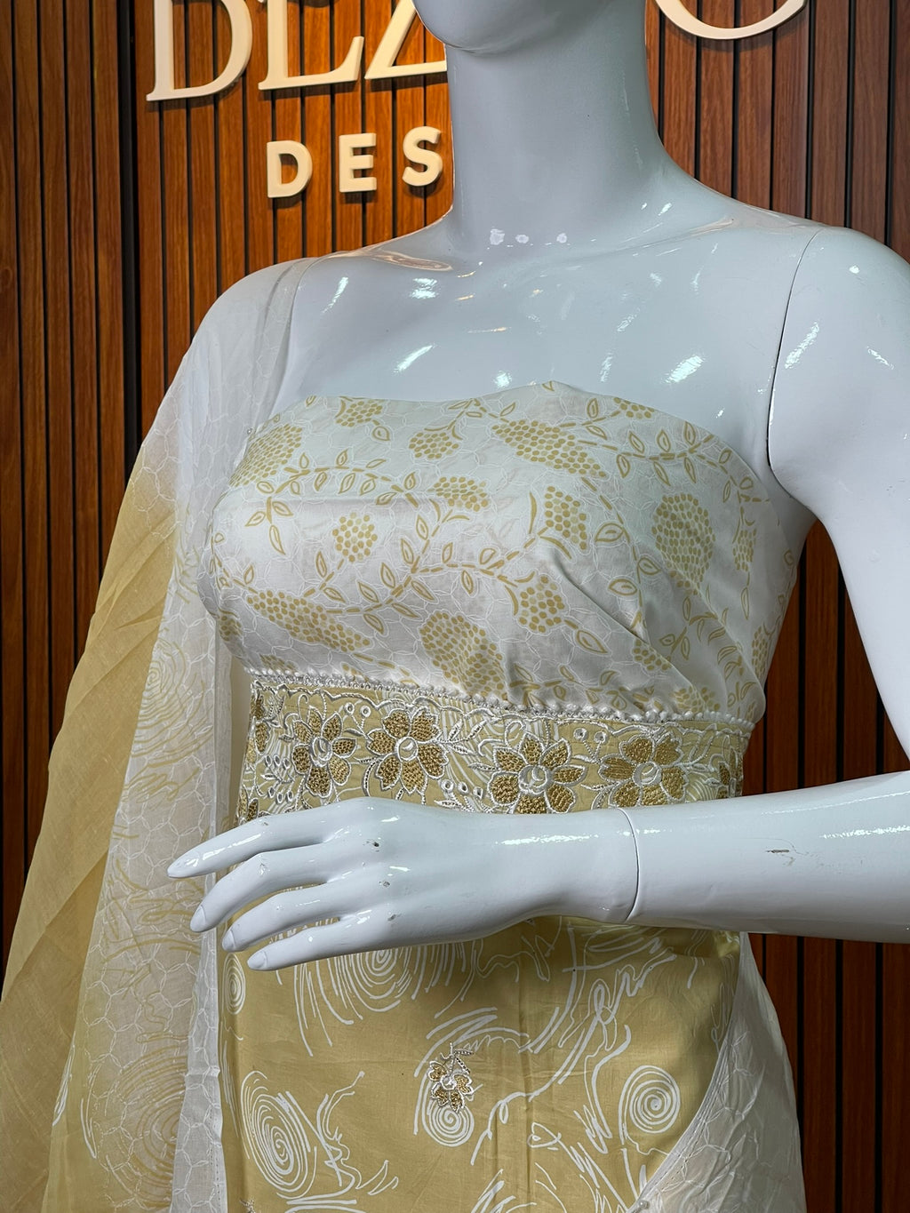 Unstitched Salwar Set