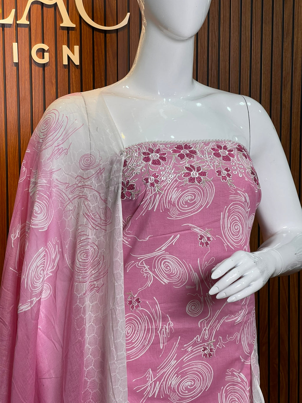 Unstitched Salwar Set