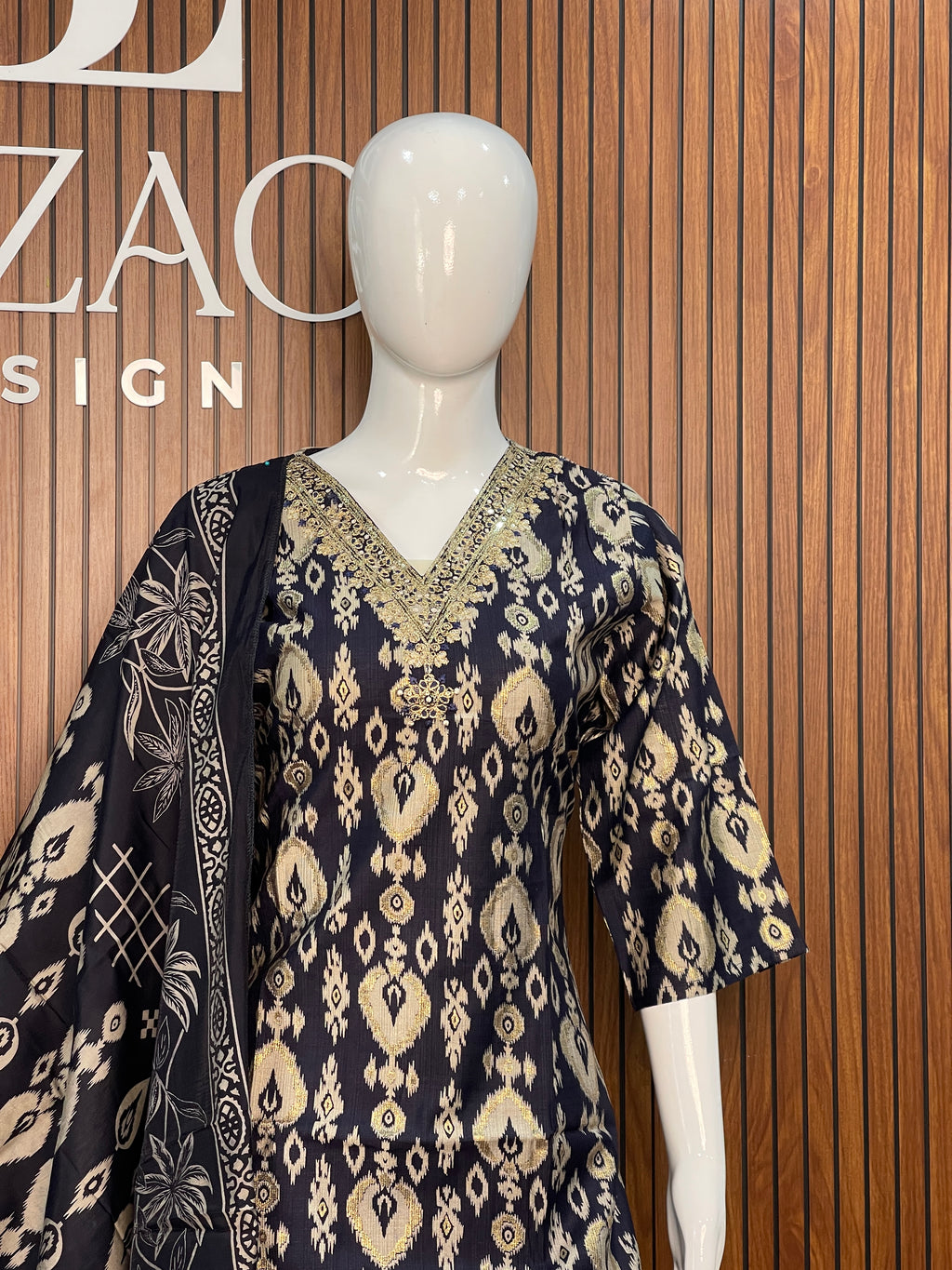 Printed Cotton Silk Salwar