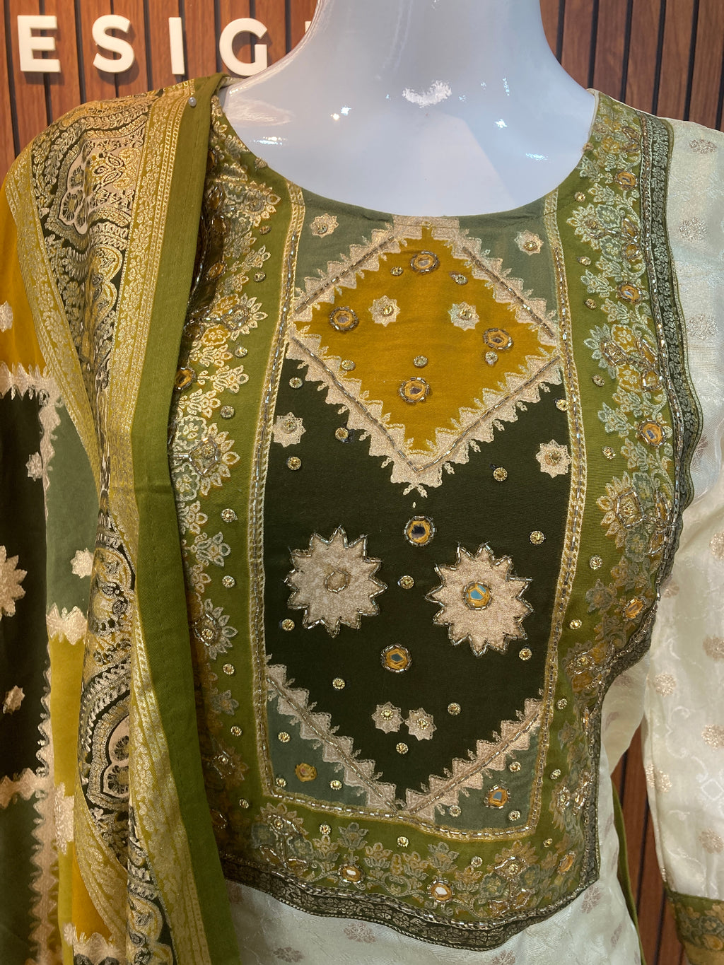 Salwar Set- Tissue Jacquard