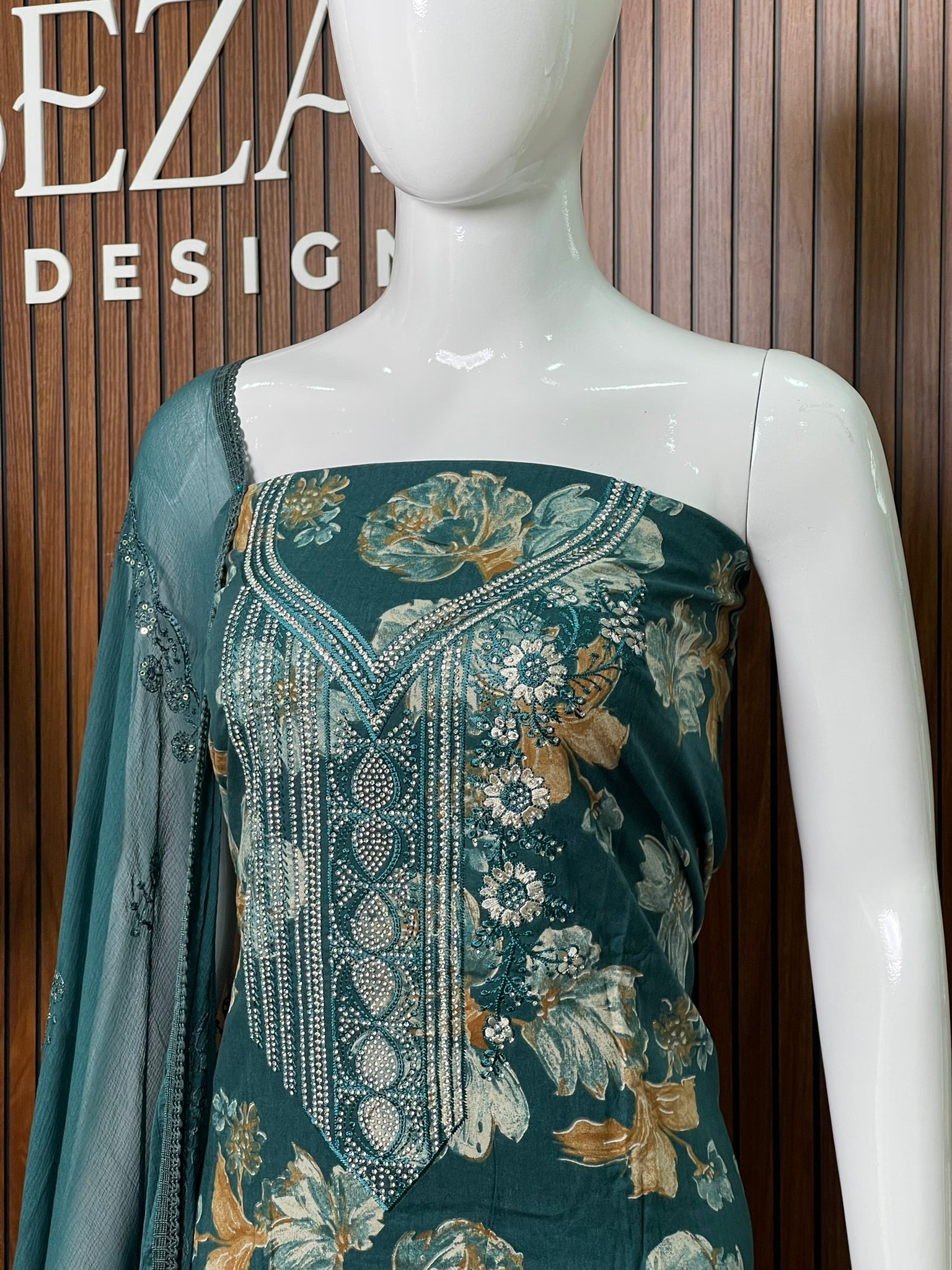 Unstitched Salwar Set