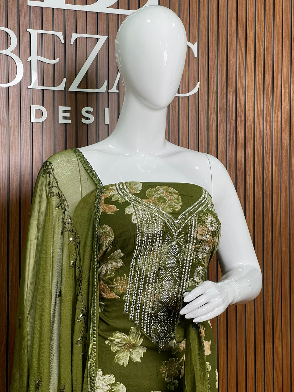 Unstitched Salwar Set