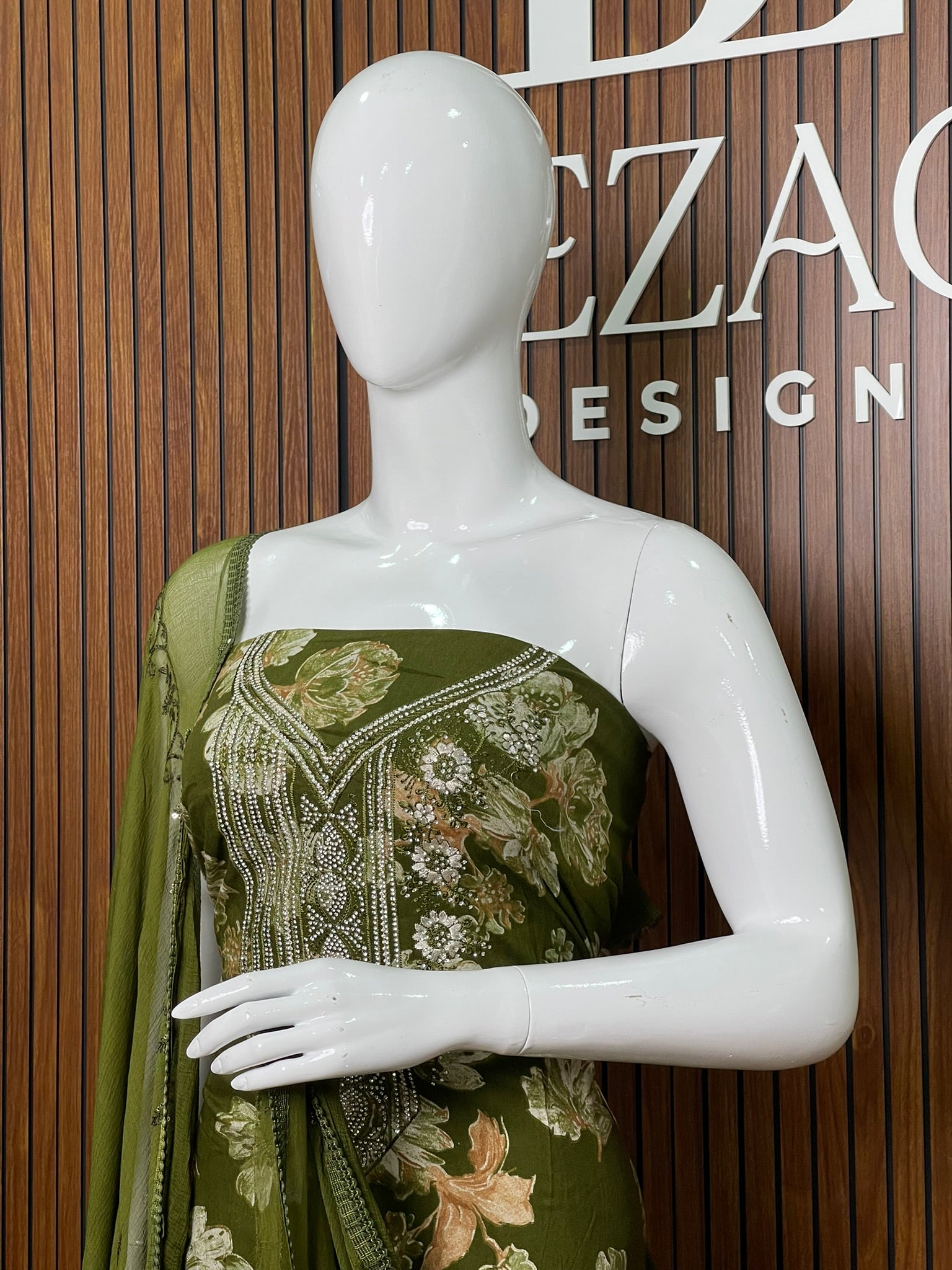 Unstitched Salwar Set