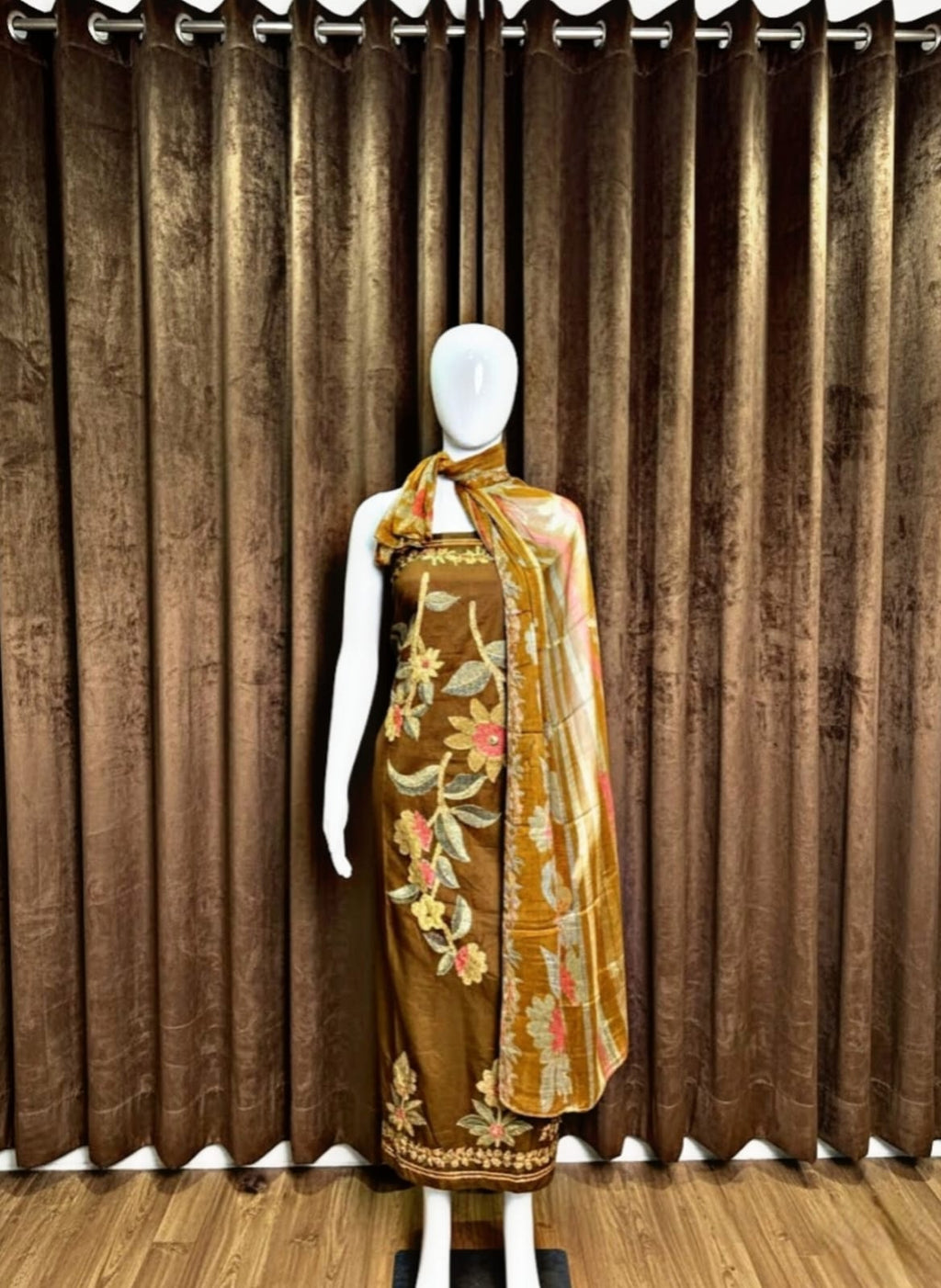 Unstitched Salwar Set