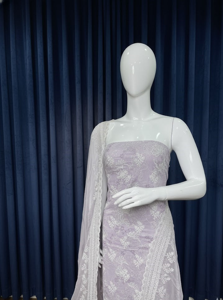 Unstitched Salwar Set