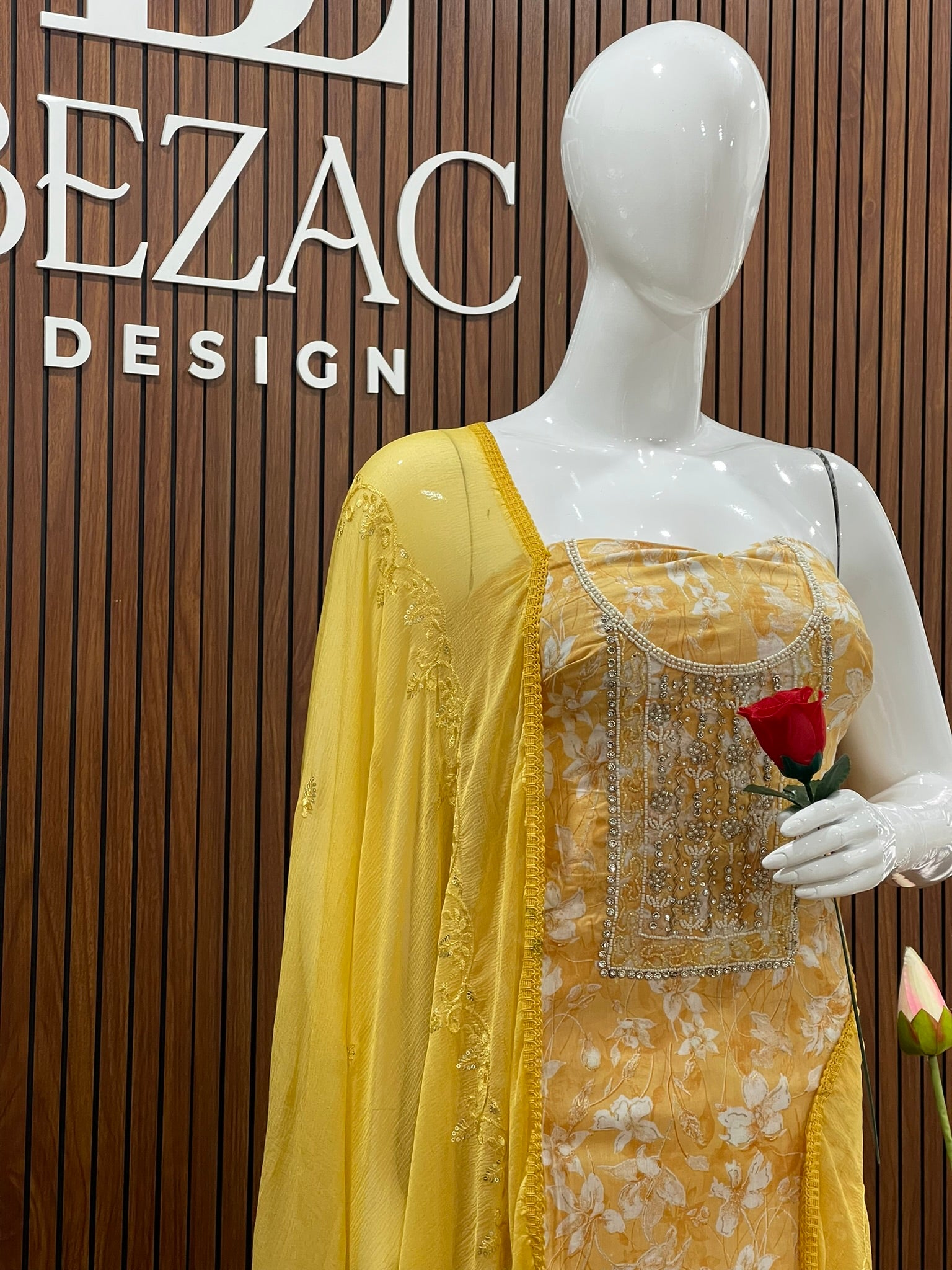 Unstitched Salwar Set