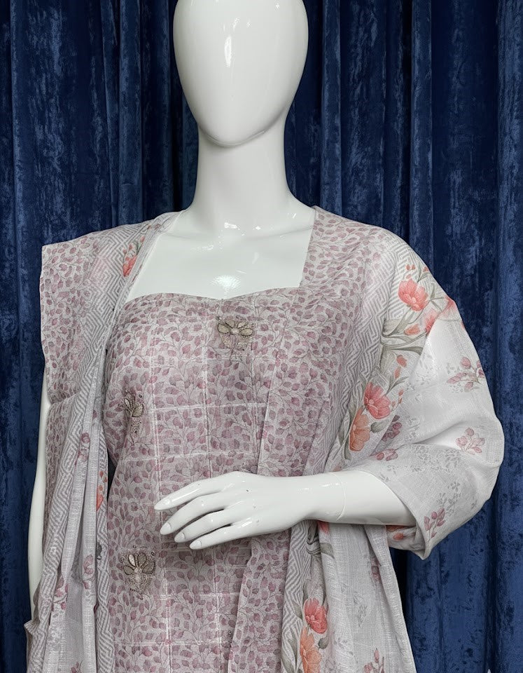 Unstitched Salwar Set