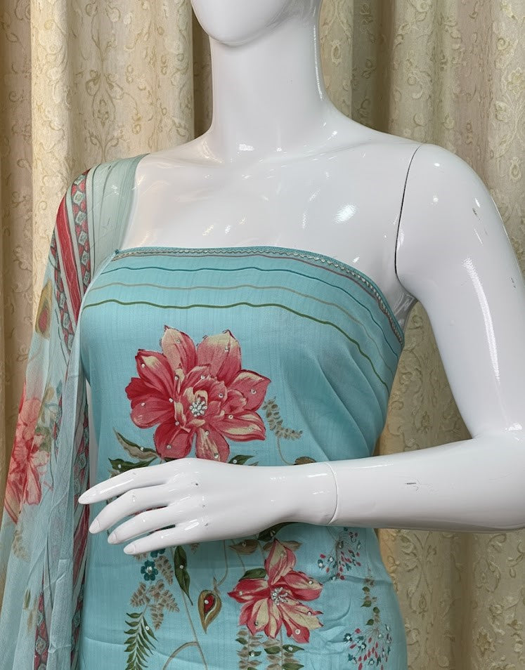 Unstitched Salwar Set