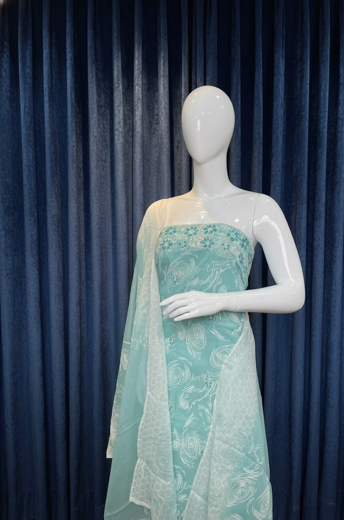 Unstitched Salwar Set