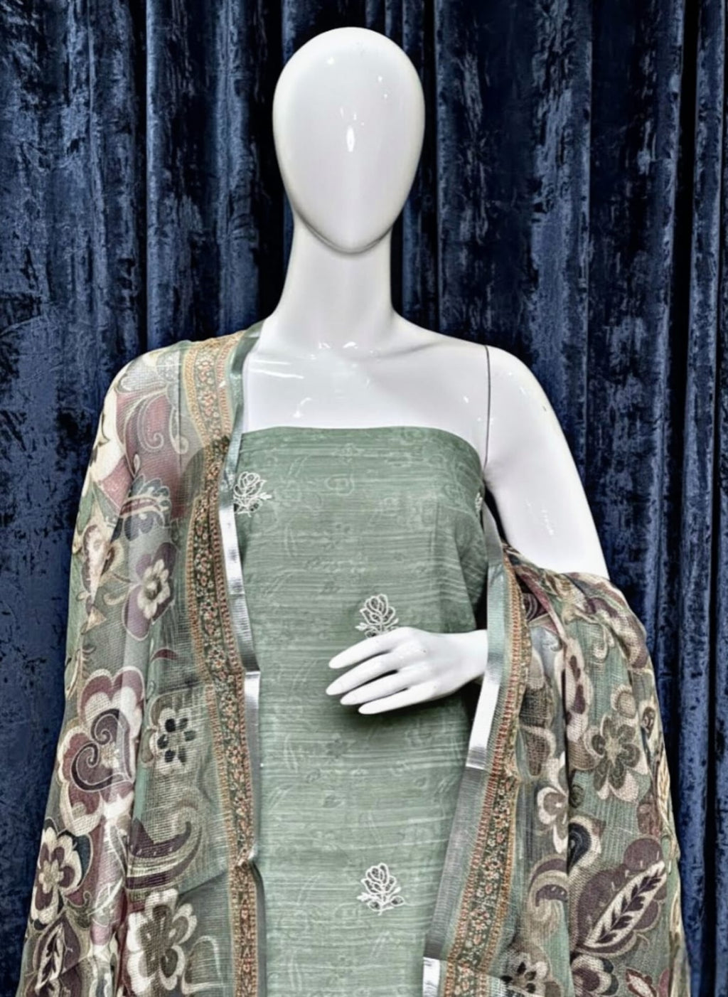 Unstitched Salwar Set